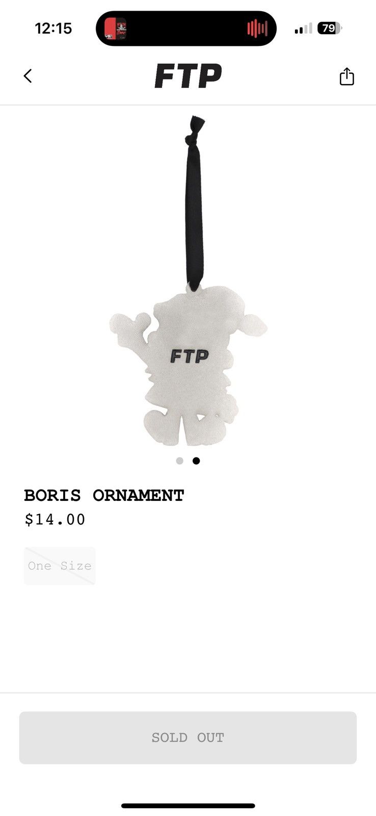 Fuck The Population Boris Ornament Size ONE SIZE - 2 Thumbnail