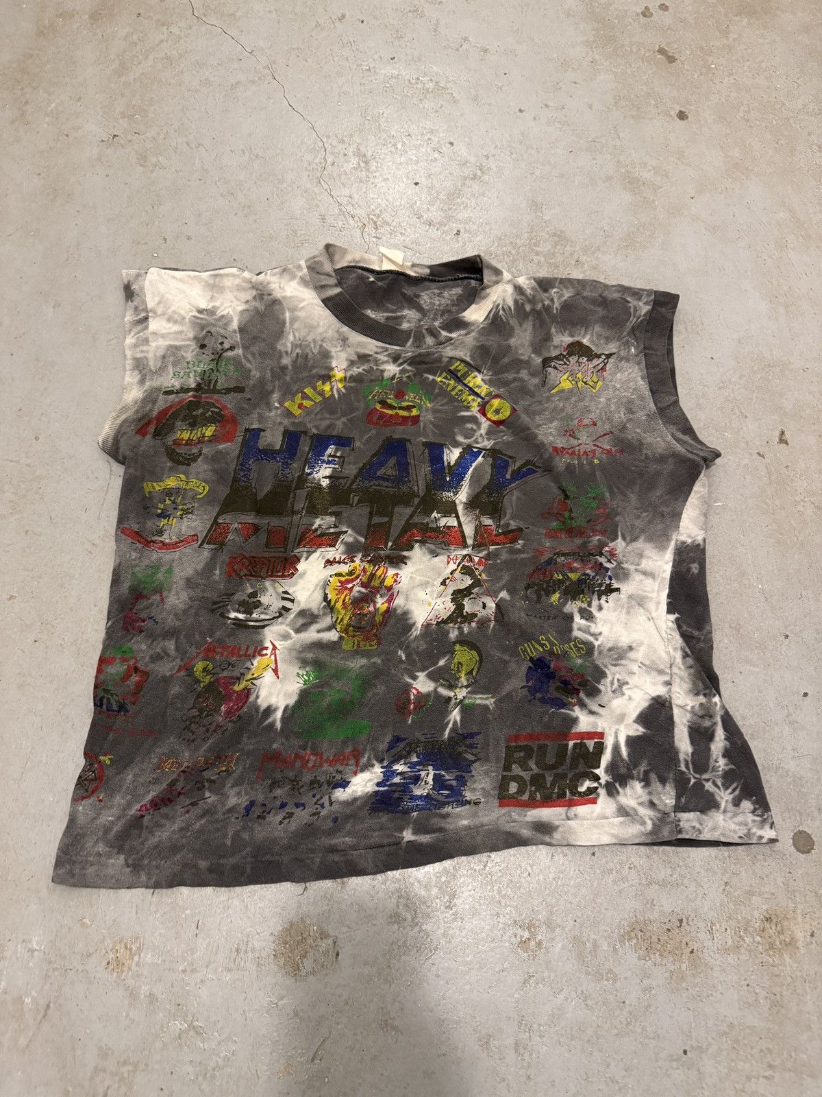 Band Tees × Vintage RARE* HEAVY METAL BAND 80s RAP ROCK HARDCORE TEE Size US XL / EU 56 / 4 - 1 Thumbnail