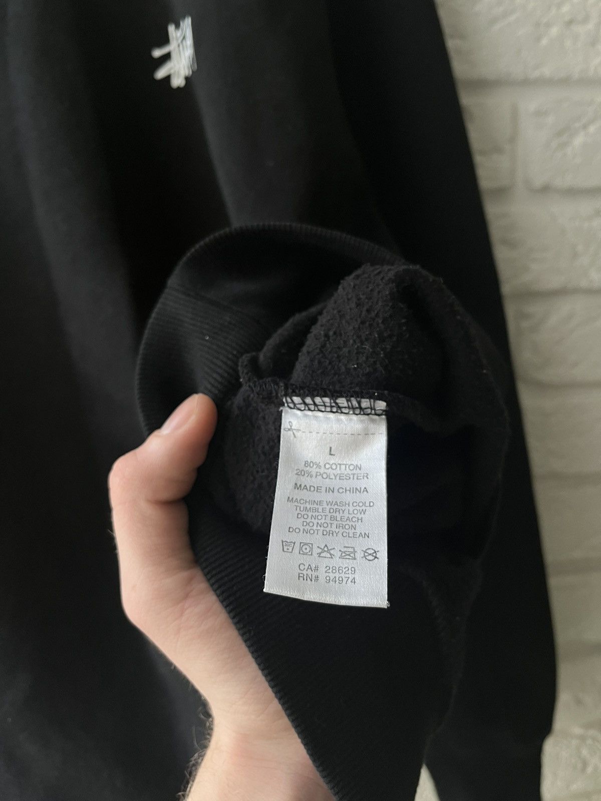 Stussy vintage black sweatshirt stussy Size US L / EU 52-54 / 3 - 4 Thumbnail
