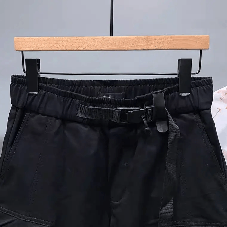 Japanese Brand × Vintage Modish Black Tactical Cargo Short Pants Shorts Size US 30 / EU 46 - 3 Thumbnail