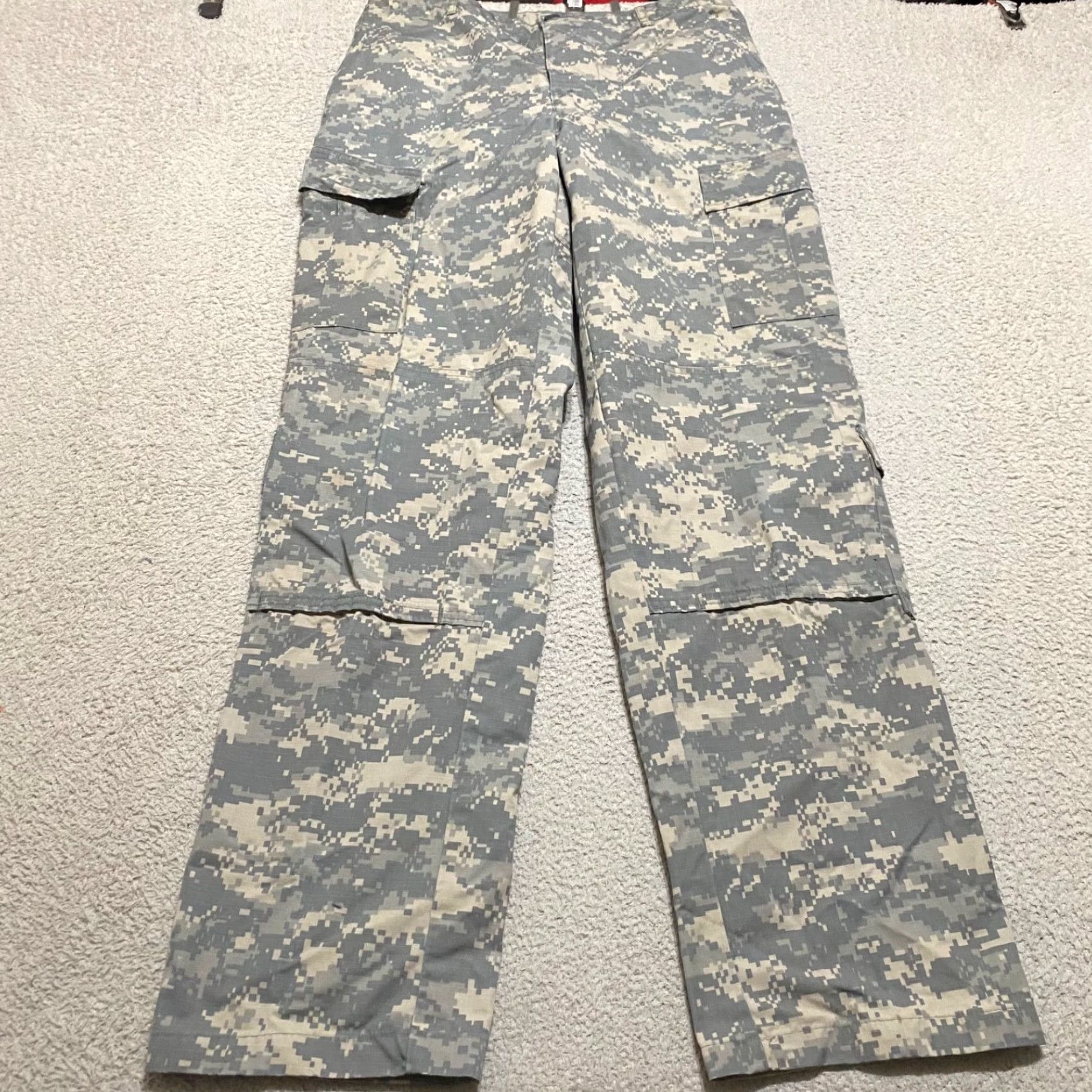 Industrie Goodwill Mens MT Pants Multicolor Digi Camo Cargo Army Combat Uniform Size US 31 - 2 Thumbnail