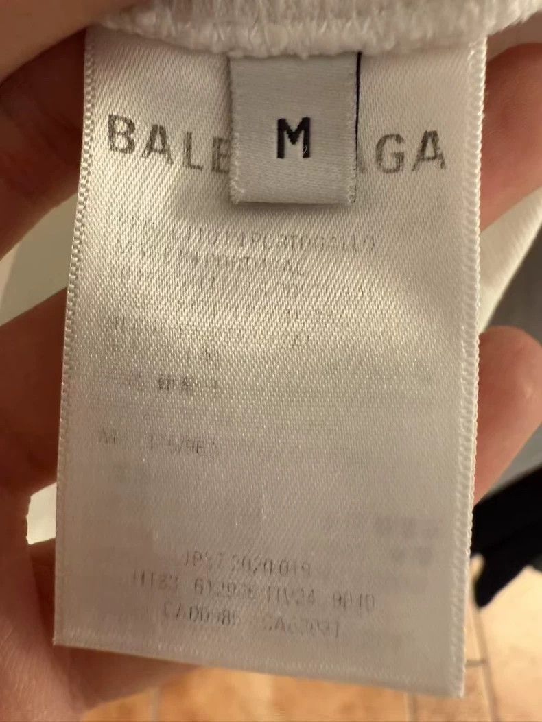 Balenciaga Balenciaga Crew short sleeve white Size US M / EU 48-50 / 2 - 4 Thumbnail