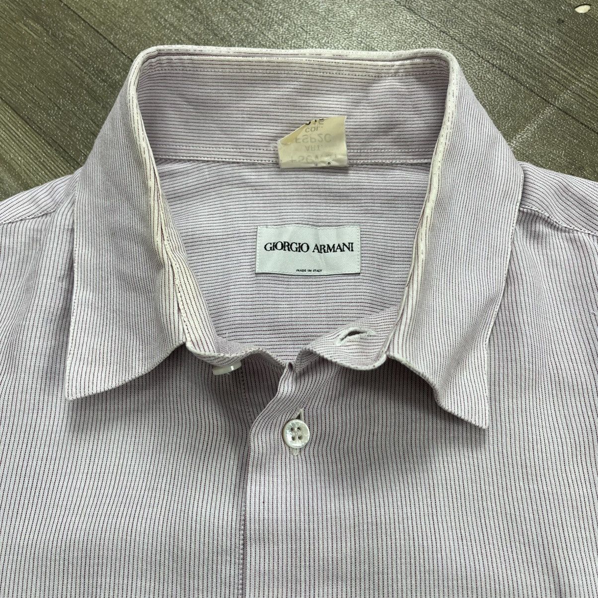 Giorgio Armani Vintage Giorgio Armani Collezioni Luxury Long Sleeve Shirt Size US L / EU 52-54 / 3 - 4 Thumbnail