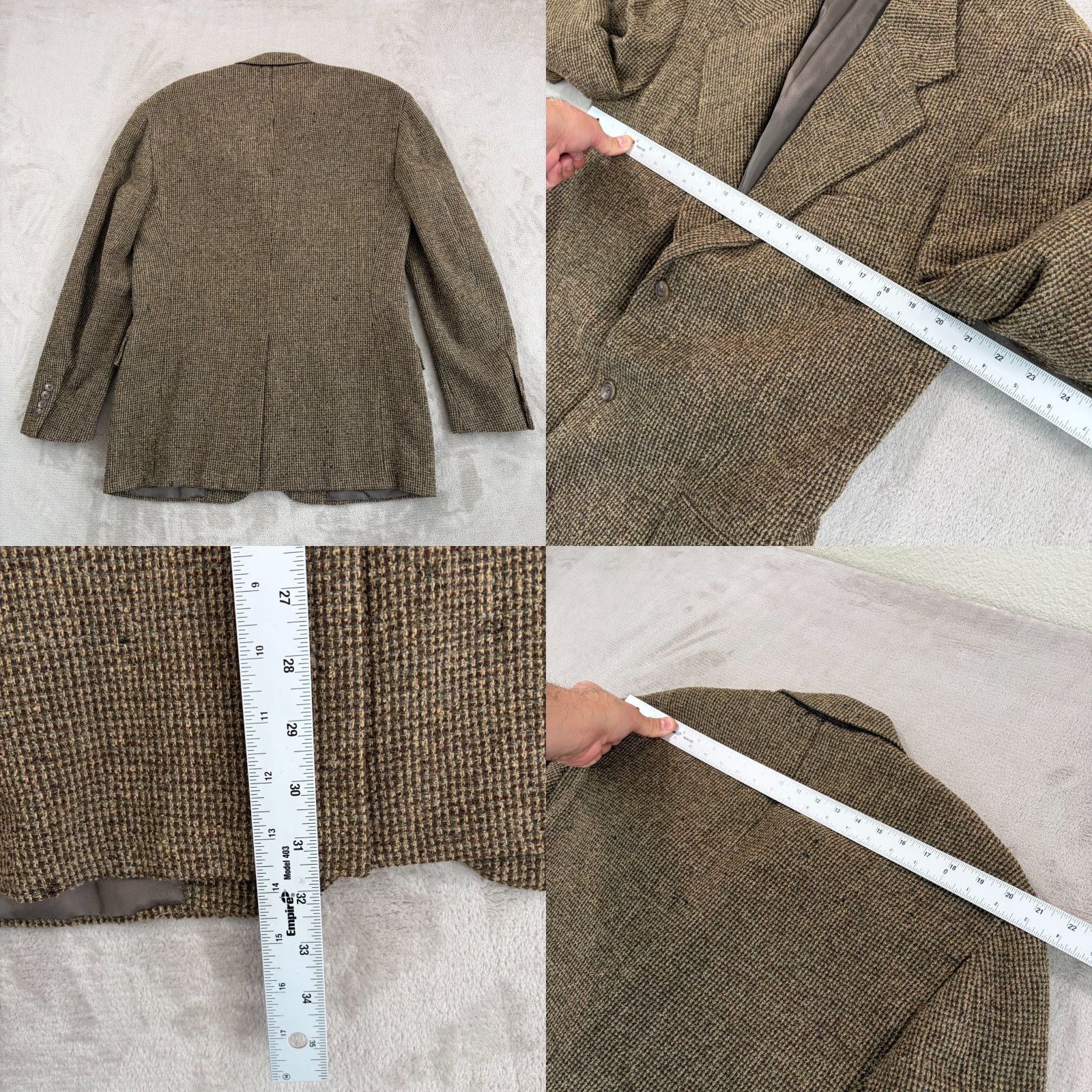 Ralph Lauren VINTAGE Polo Ralph Lauren Blazer Sports Coat Men 42L Brown Union Made in USA N/a Not Applicable? Size US XL / EU 56 / 4 - 10 Thumbnail