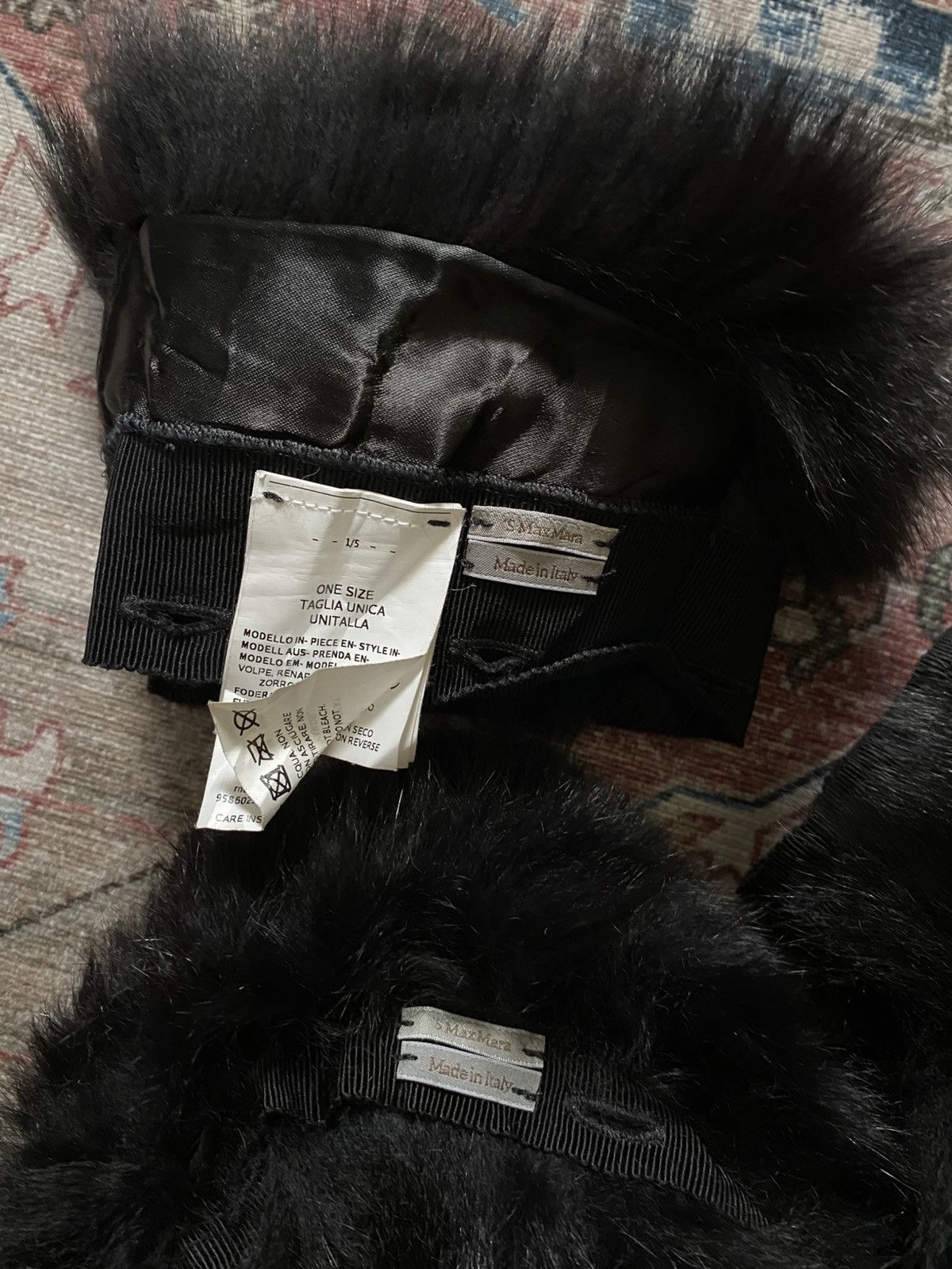 Max Mara Max Mara Karakul Black Fur Coat Reversible Size XS / US 0-2 / IT 36-38 - 10 Thumbnail
