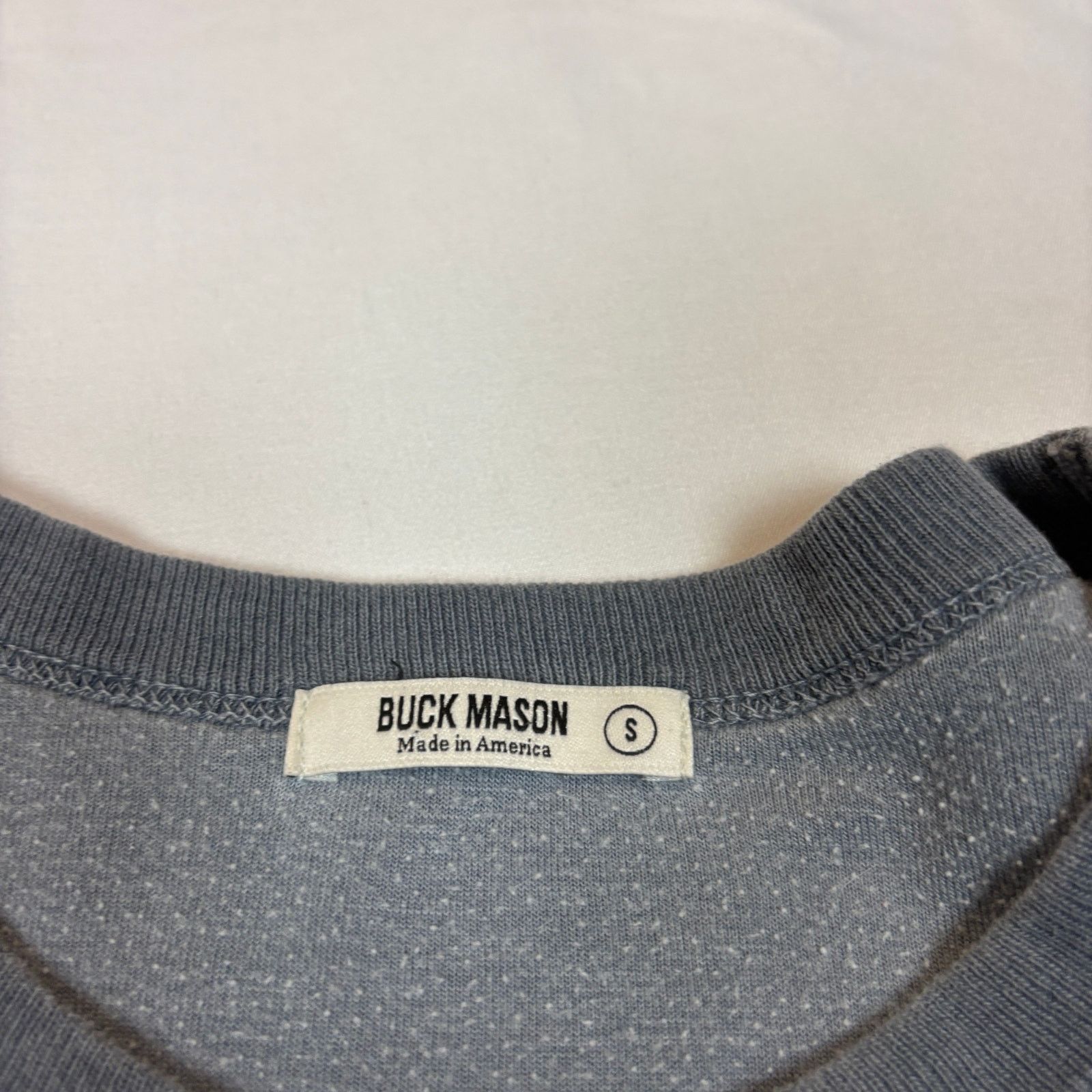 Buck Mason Buck Mason Cotton Crewneck Sweatshirt Men's Small Grunge Size US S / EU 44-46 / 1 - 4 Thumbnail
