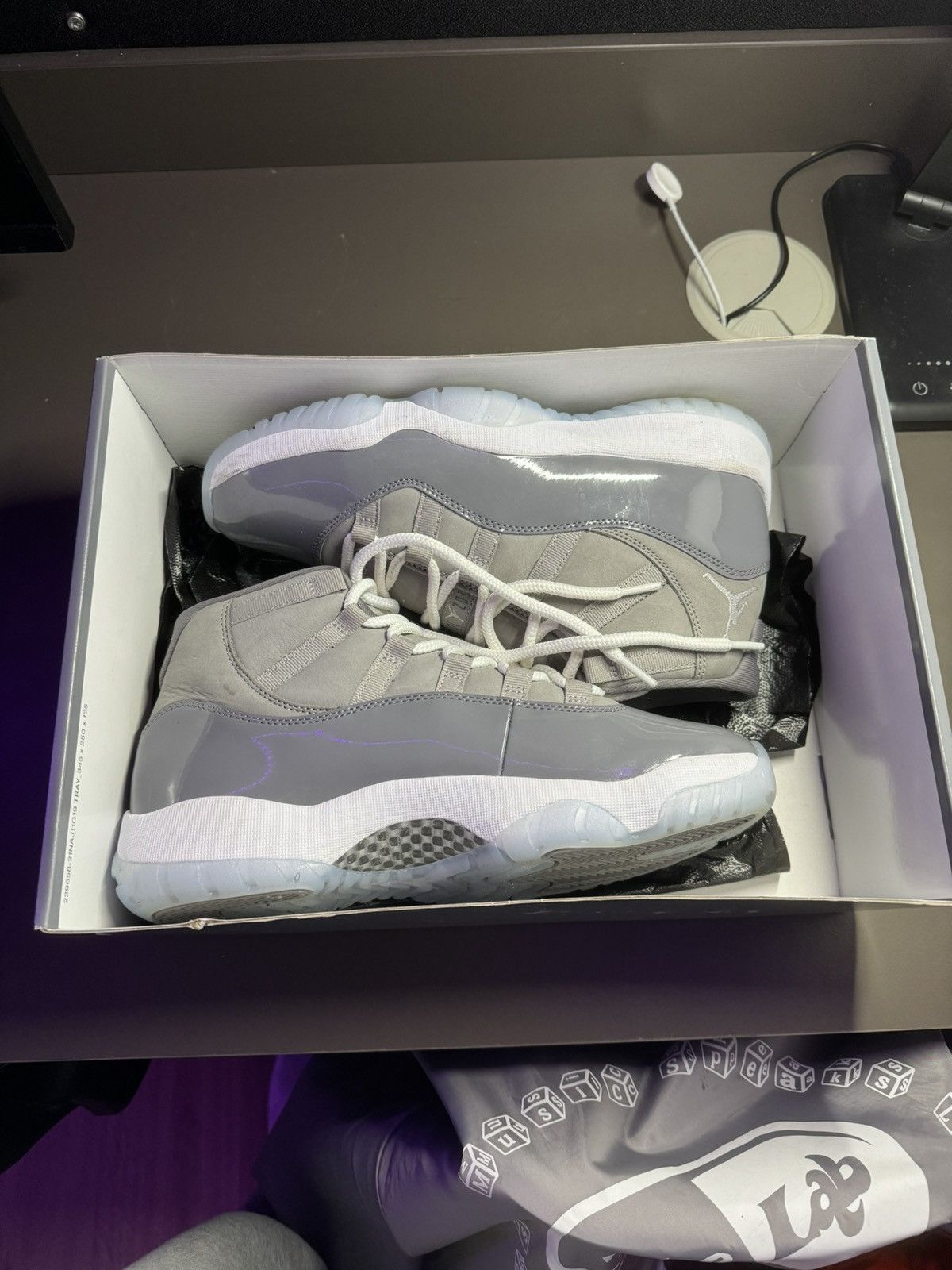 Jordan Brand Jordan 11 Cool Grey Size US 9.5 / EU 42-43 - 3 Thumbnail