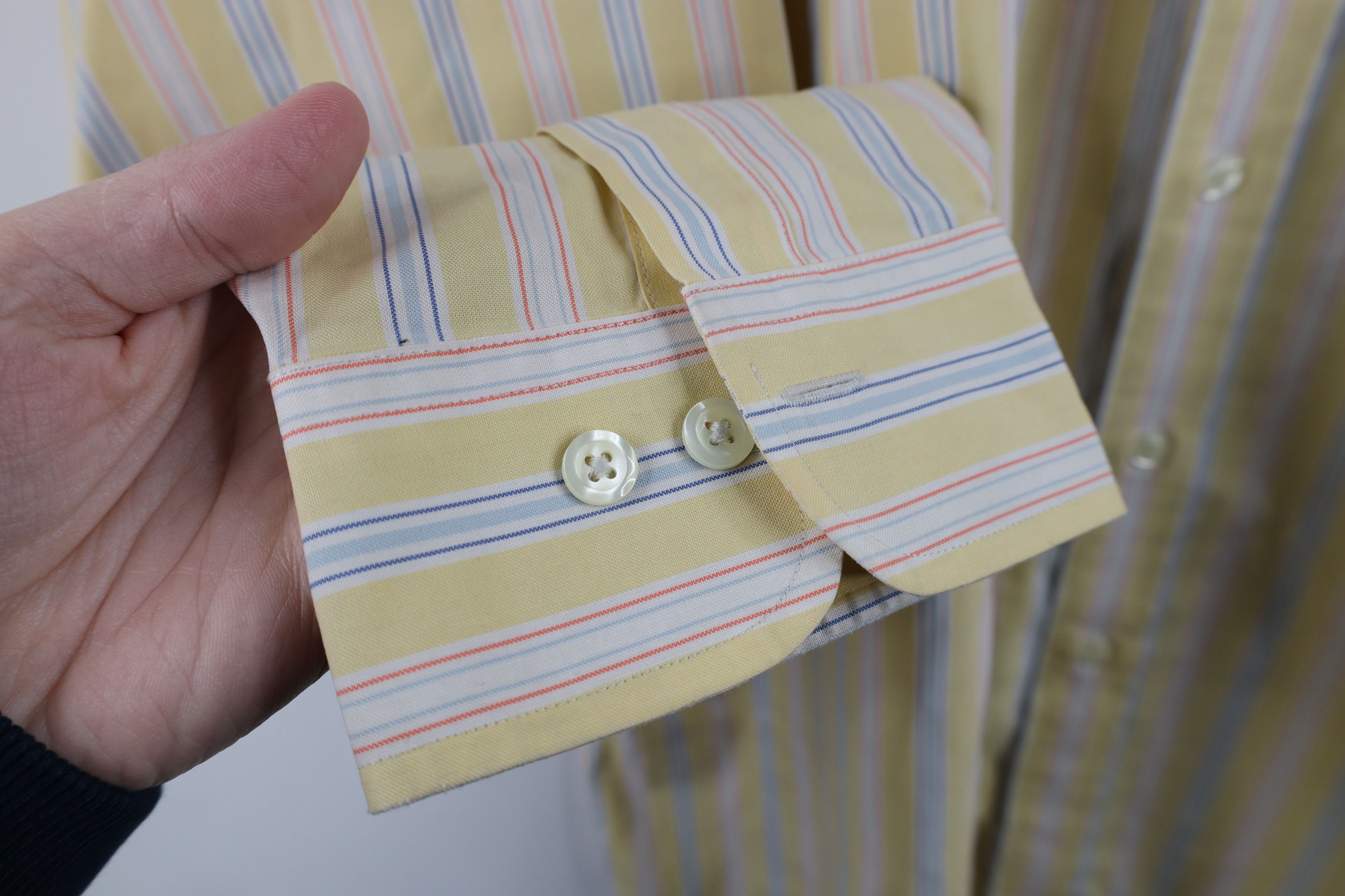 Brooks Brothers × Vintage Vintage Brooks Brothers Cotton Button Down Shirt OCBD Size US XXL / EU 58 / 5 - 5 Thumbnail