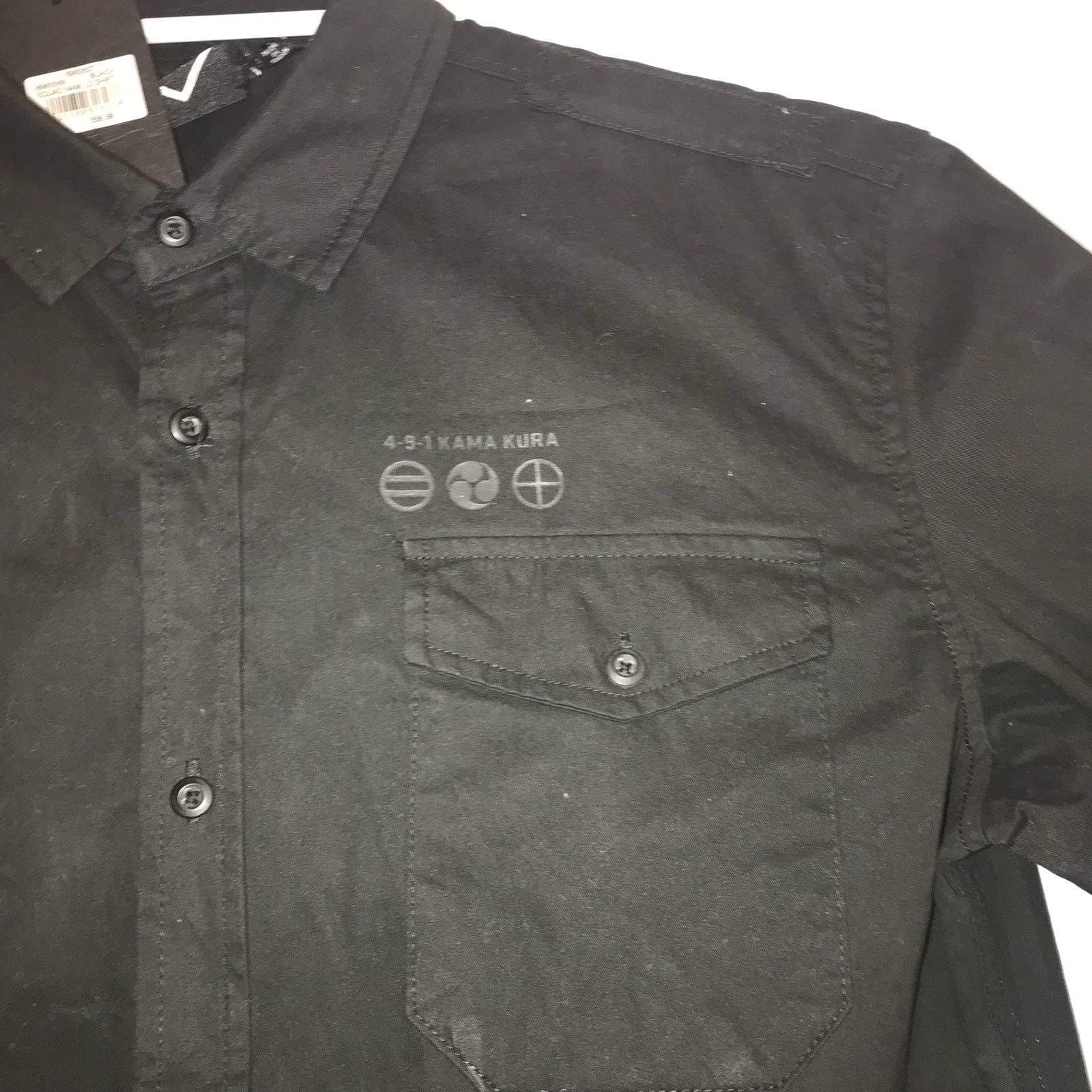 Absent NWT ABSENT SQUAD NAMI Shirt Men's S Black LS with Logos Size US S / EU 44-46 / 1 - 23 Thumbnail