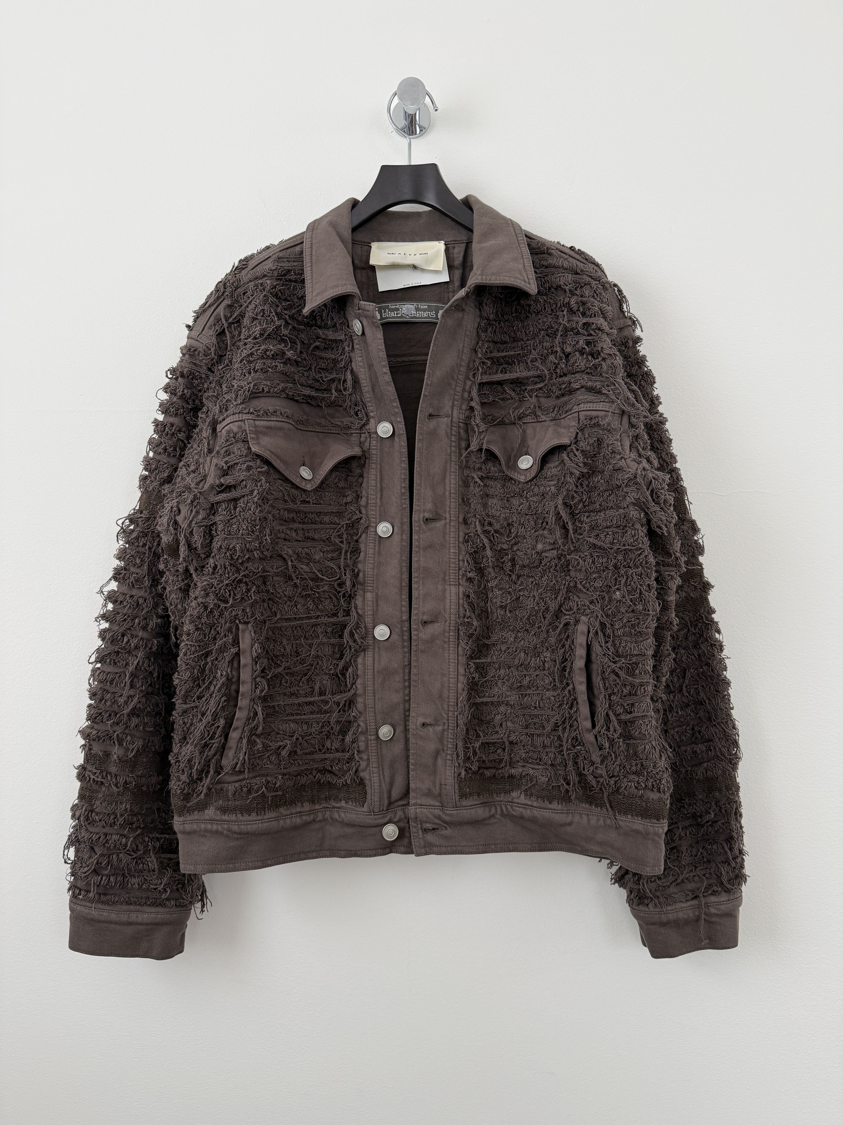 1017 ALYX 9SM × Blackmeans Distressed Denim Jacket Size US L / EU 52-54 / 3 - 2 Thumbnail