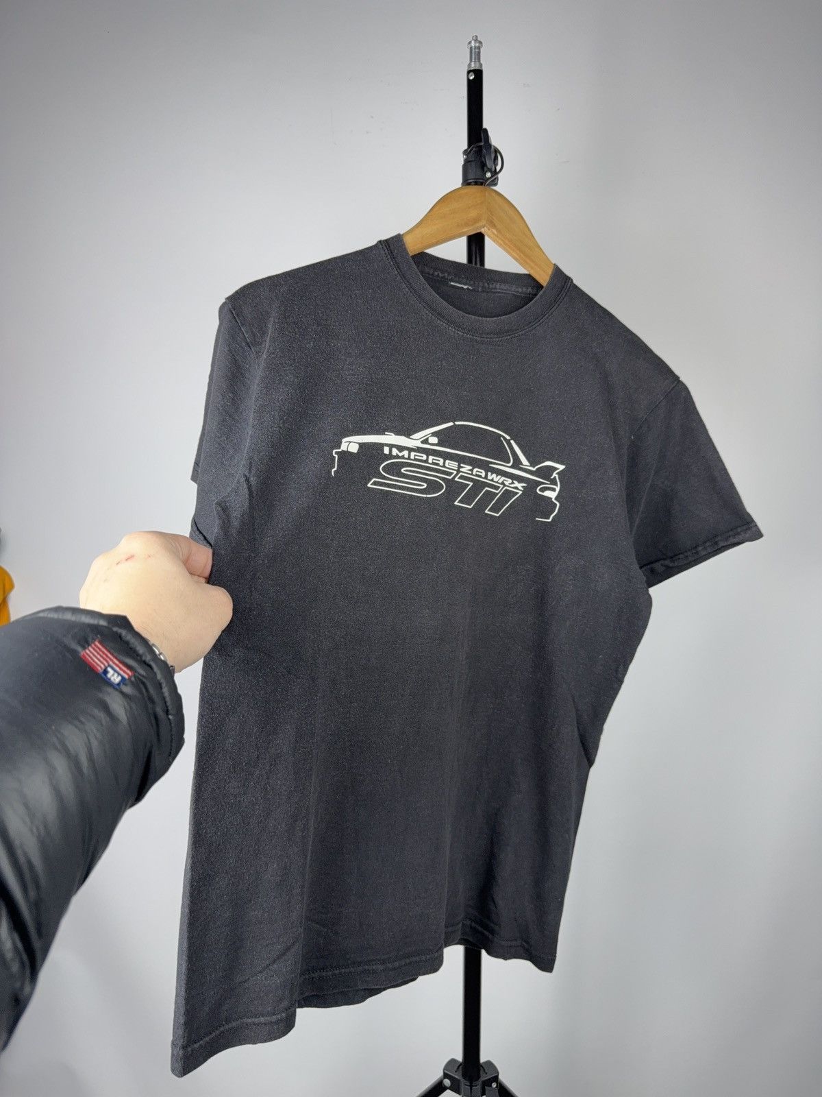 Vintage 00s Subaru Impreza WRX STI JDM Graphic Faded Racing T-Shirt Size US M / EU 48-50 / 2 - 2 Thumbnail