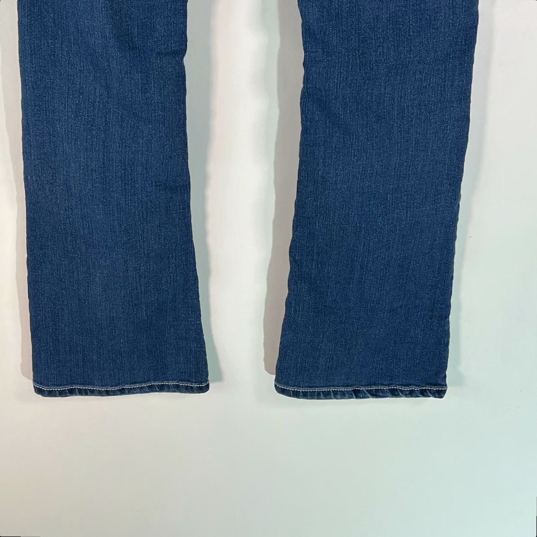 Joe Boxer Joe Boxer Jeans Women Size 5 Bootcut Denim 28 in Waist 30 in Inseam Ultra Low Rise Blue 5-Pocket Womens Size 27" / US 4 / IT 40 - 7 Thumbnail