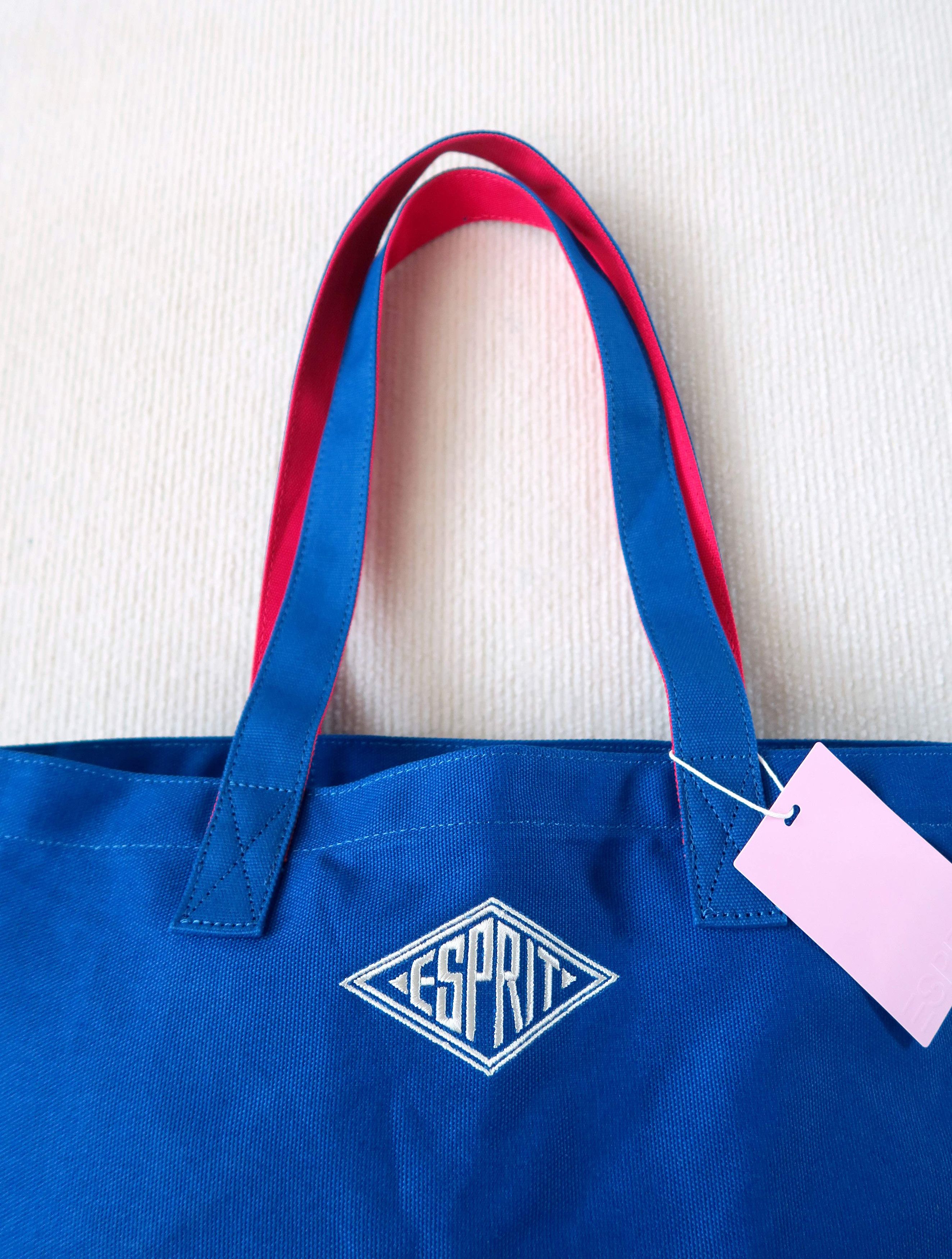 Esprit ESPRIT Retro Vintage 90s Y2K Canvas Tote Bag Size ONE SIZE - 5 Thumbnail
