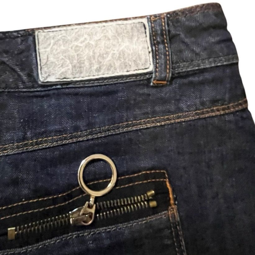 Moschino Love Moschino Denim Mini Skirt Stretch Skirt Sz L 36" Waist Size 36" / US 14 / IT 50 - 7 Thumbnail