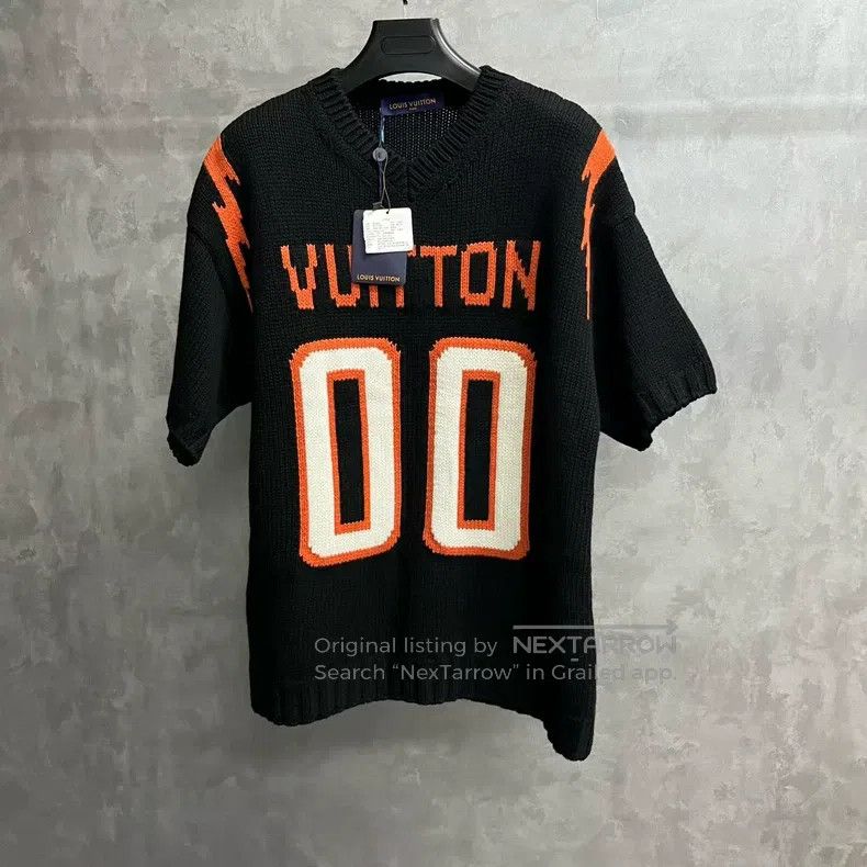 Louis Vuitton Louis Vuitton The latest Black Logo Intarsia Football Shor Size US XXL / EU 58 / 5 - 1 Thumbnail