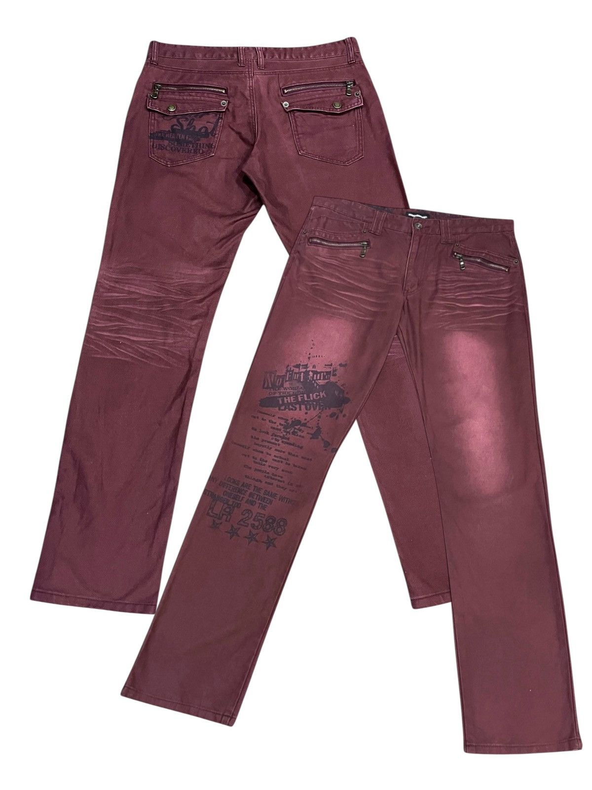 パンツ Japanese Label semanticdesign flarepants Japanese brand flare semantic - Gem