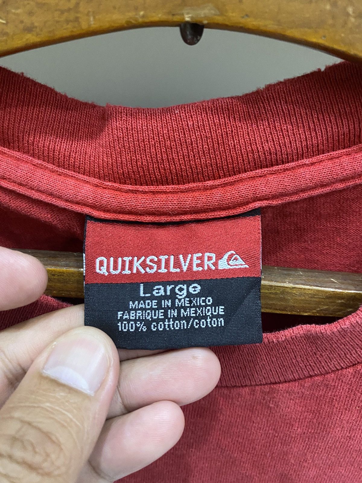 Quiksilver VINTAGE DISTRRESSED QUIKSILVER TSHIRT Size US L / EU 52-54 / 3 - 10 Thumbnail