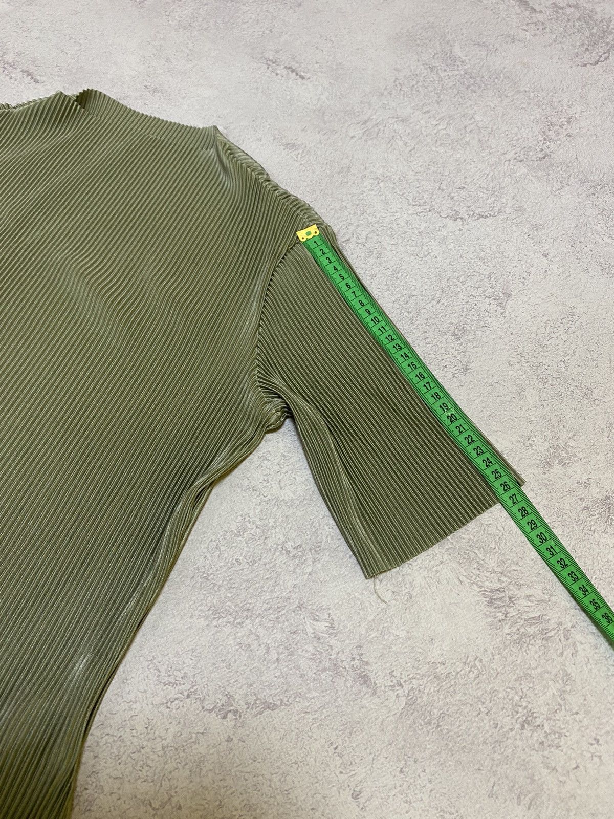 Japanese Brand Pleated Top Issey Miyake Style Womens Mint Size M Size M / US 6-8 / IT 42-44 - 9 Thumbnail