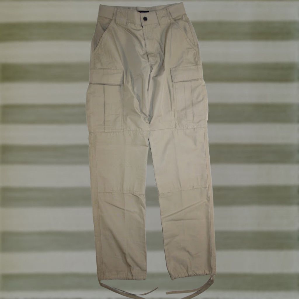 Vintage 5.11 Tactical Pants Men's S Long Lightweight TDU Ripstop Cargo Beige Size US 29 - 1 Thumbnail