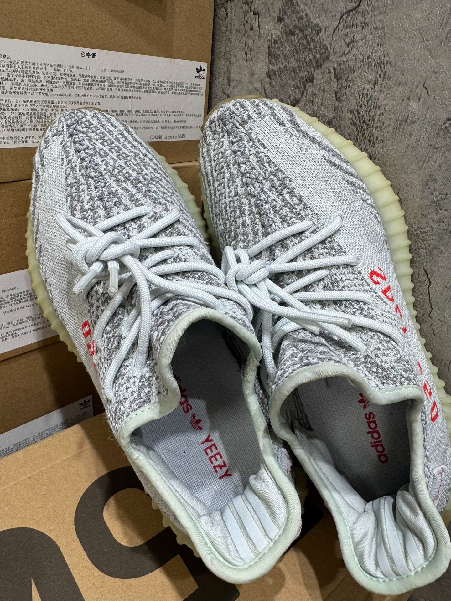 Yeezy Yeezy Blue Lowtop Sneakers 42 Men Size US 9 / EU 42 - 1 Thumbnail
