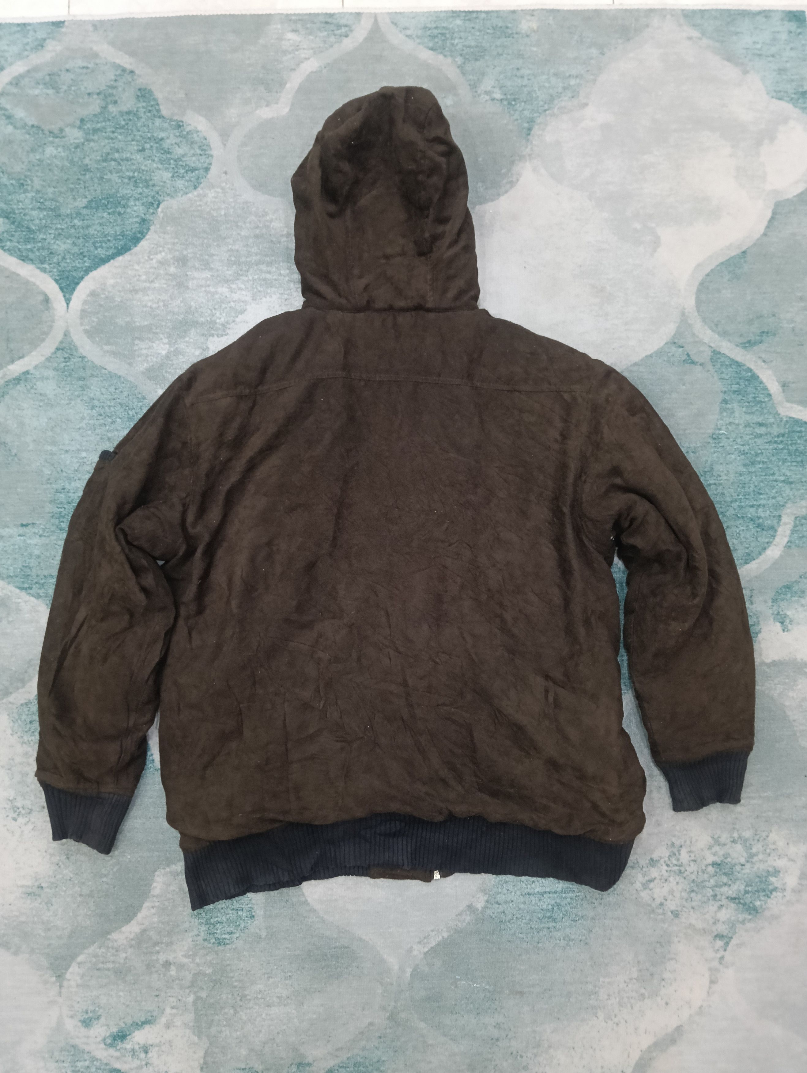Japanese Brand Vintage Duffs Shoes Hooded Jacket Like Velvet Size US XL / EU 56 / 4 - 4 Thumbnail