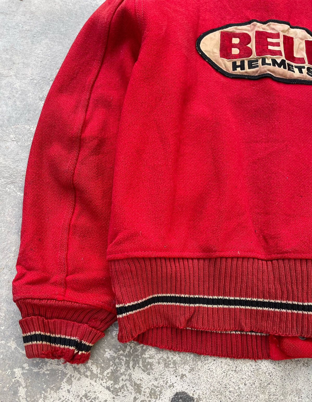 Vintage 🔥VINTAGE 70s BELL HELMETS VARSITY JACKET Size US M / EU 48-50 / 2 - 14 Thumbnail