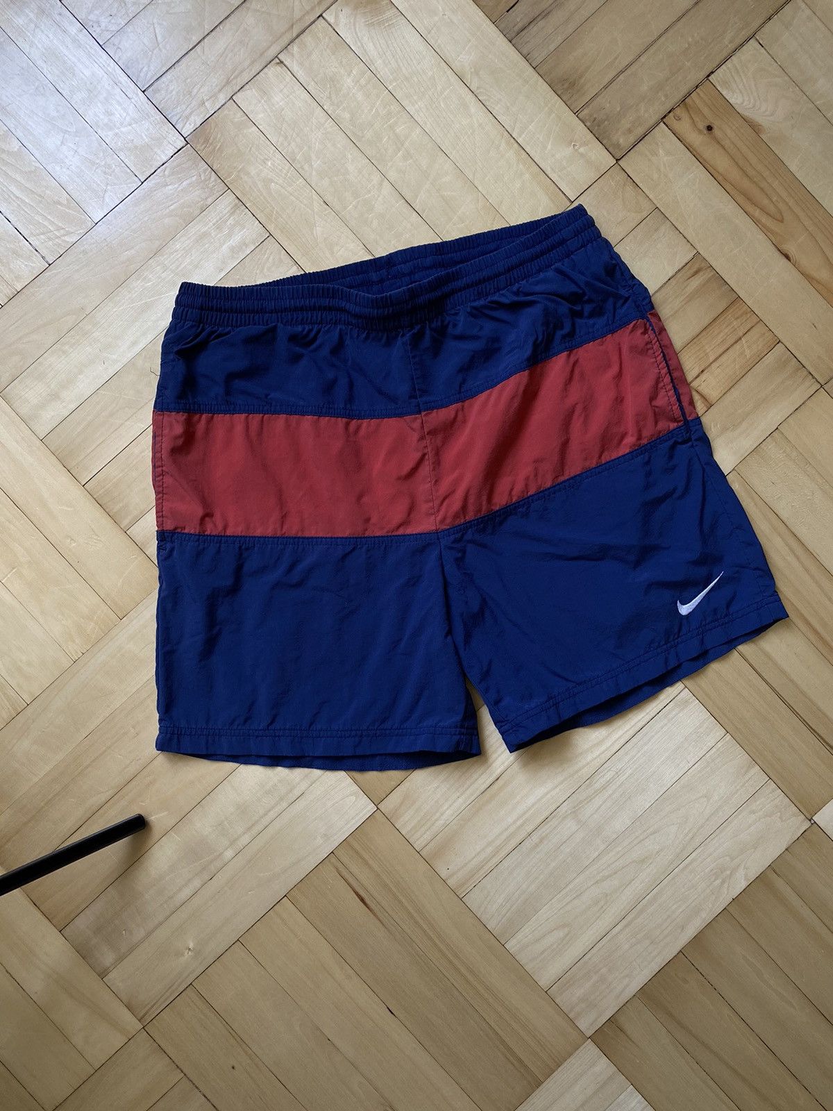 Nike × Vintage Vintage Nike Shorts Big Logo Size M Size US 32 / EU 48 - 5 Thumbnail