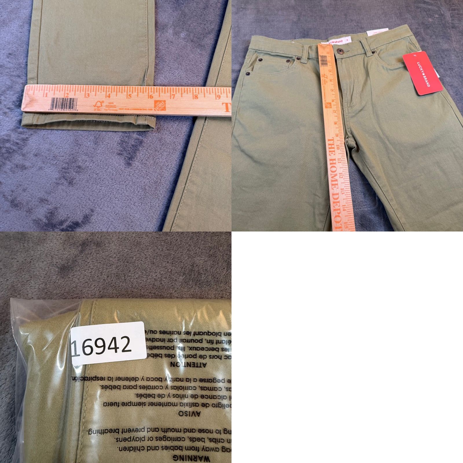 Lucky Brand Lucky Brand Skinny Stretch Jeans Aloe Green Womens Size 16 30x30 NWT Size 38" / US 16 / IT 52 - 9 Thumbnail