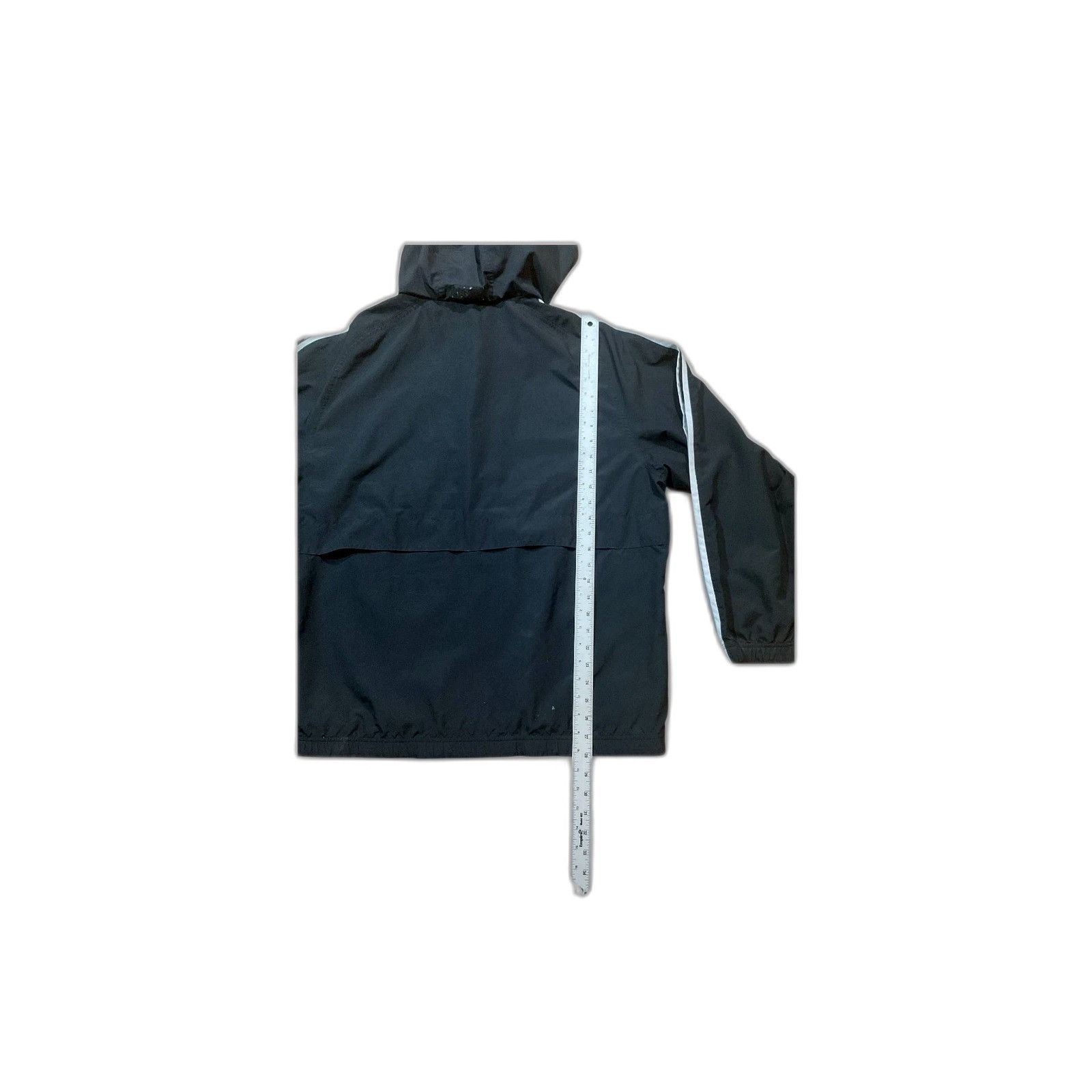 Nike Nike Windbreaker Jacket Mens L Black White 1/4 Zip Hood Vent Size US L / EU 52-54 / 3 - 4 Thumbnail
