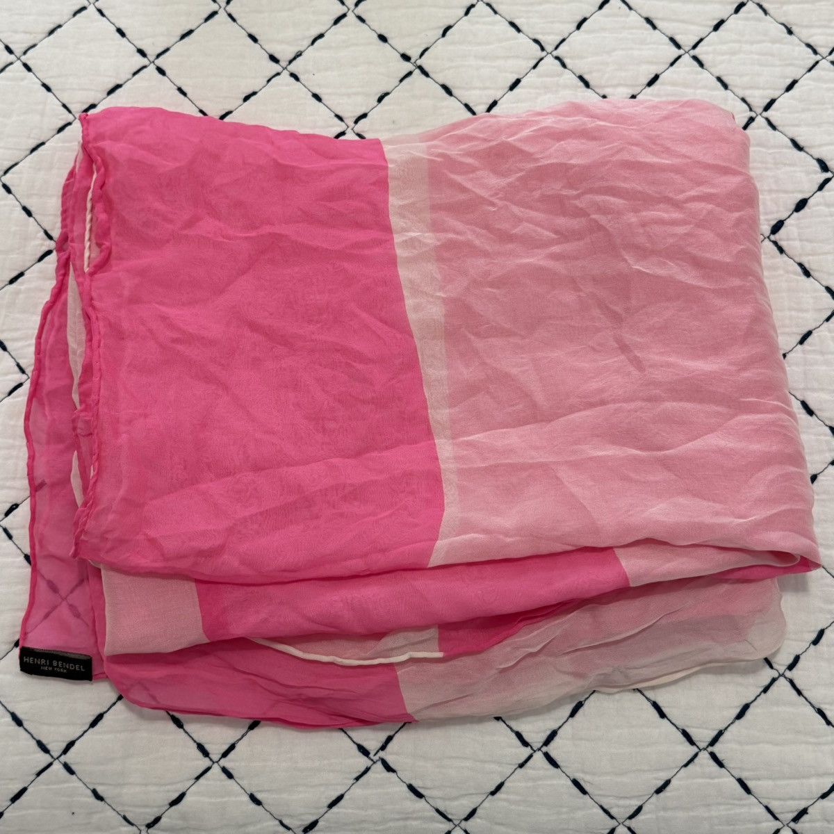 Henri Bendel Henri Bendel Silk Scarf Size ONE SIZE - 1 Thumbnail