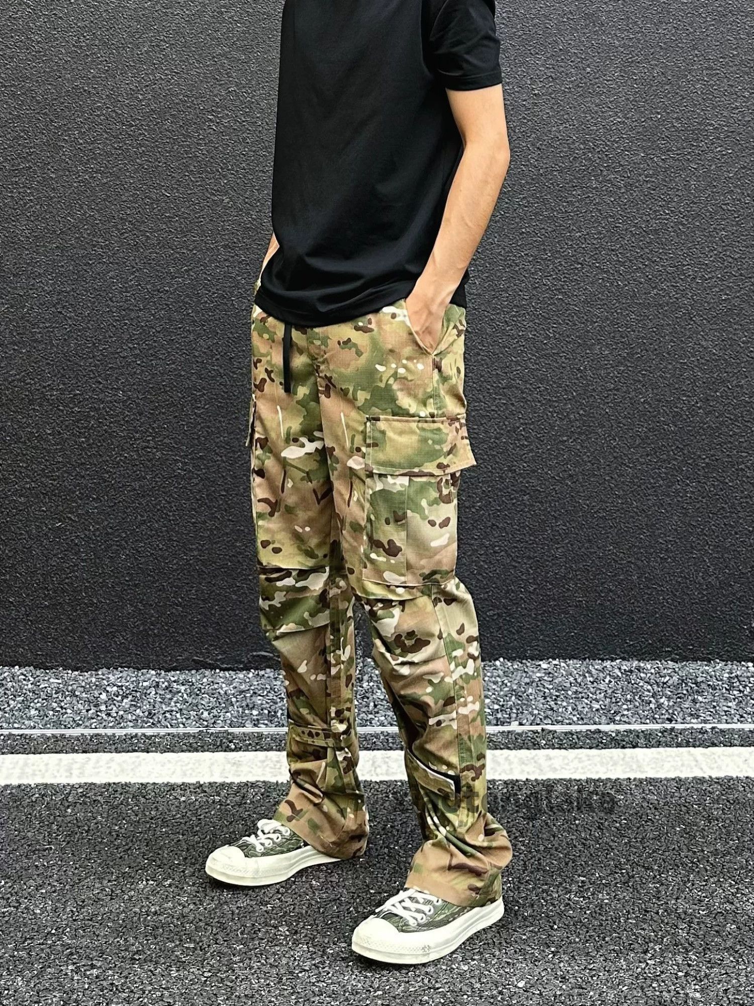 Designer × Japanese Brand × Vintage utility military outdoor camo skate hiphop cargo pants Size US 32 / EU 48 - 1 Thumbnail