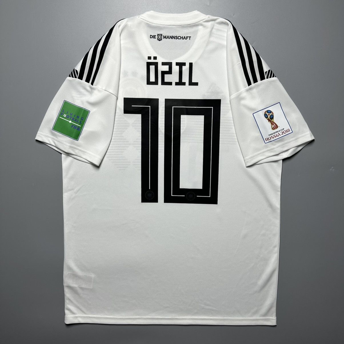 GERMANY ADIDAS 2018 WORLD CUP SOCCER HOME JERSEY #10 OZIL
