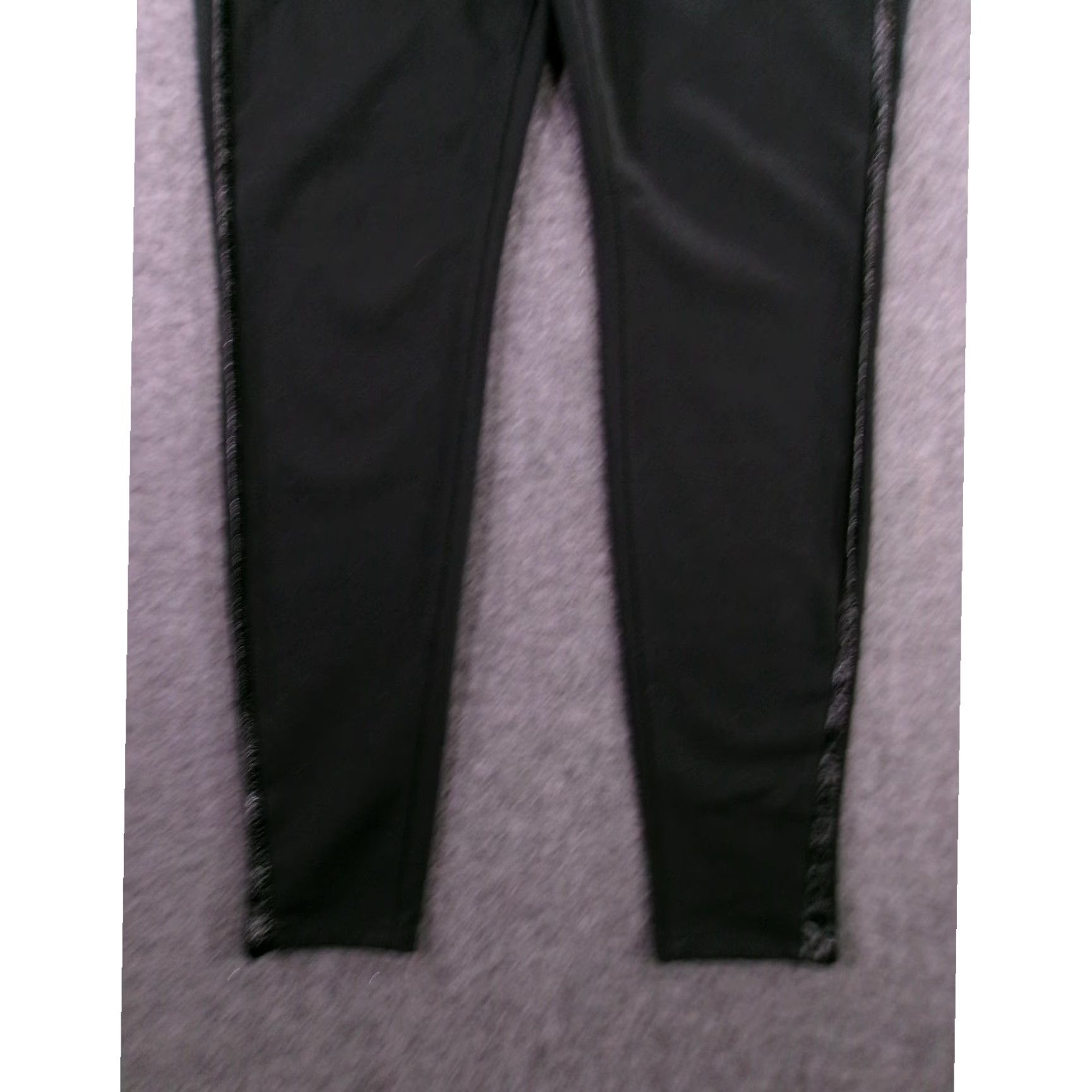 Vintage Maurices Pants Womens Medium Regular Black Leggings Sequin Stripes Edgy Sleek Clubwear Modern Size 32" / US 10 / IT 46 - 3 Thumbnail