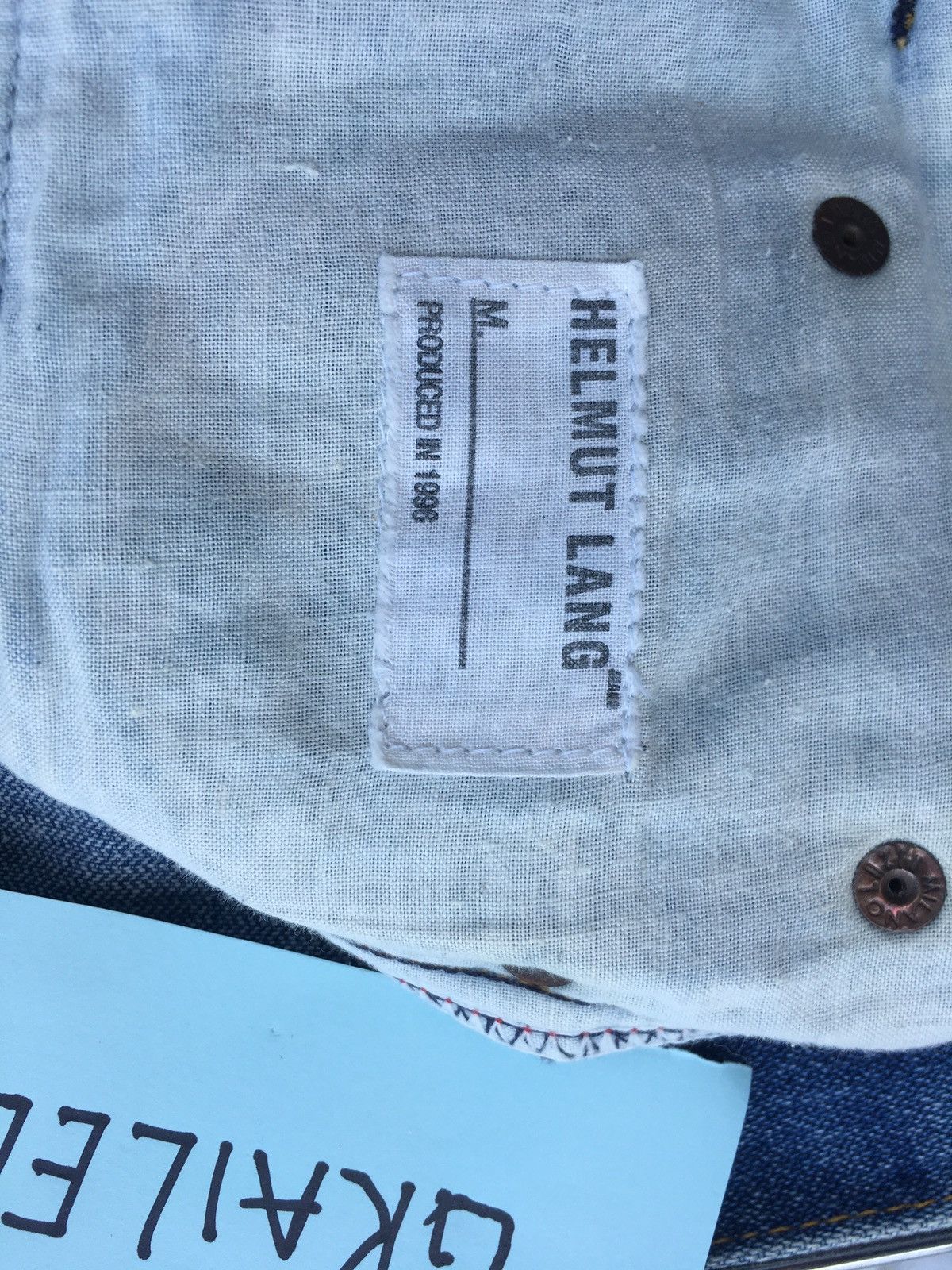Helmut Lang Rare Vintage Helmut Lang Produced 1996 Straight Cut Denim Size US 30 / EU 46 - 13 Thumbnail