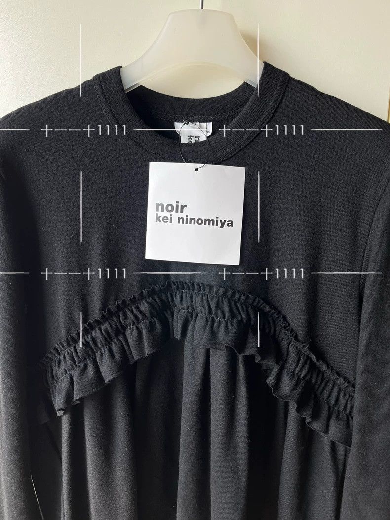 Comme des Garcons Comme Des Garcons Ninomiya Kiki Ruffle Knit Sweater Size XS / US 0-2 / IT 36-38 - 4 Thumbnail