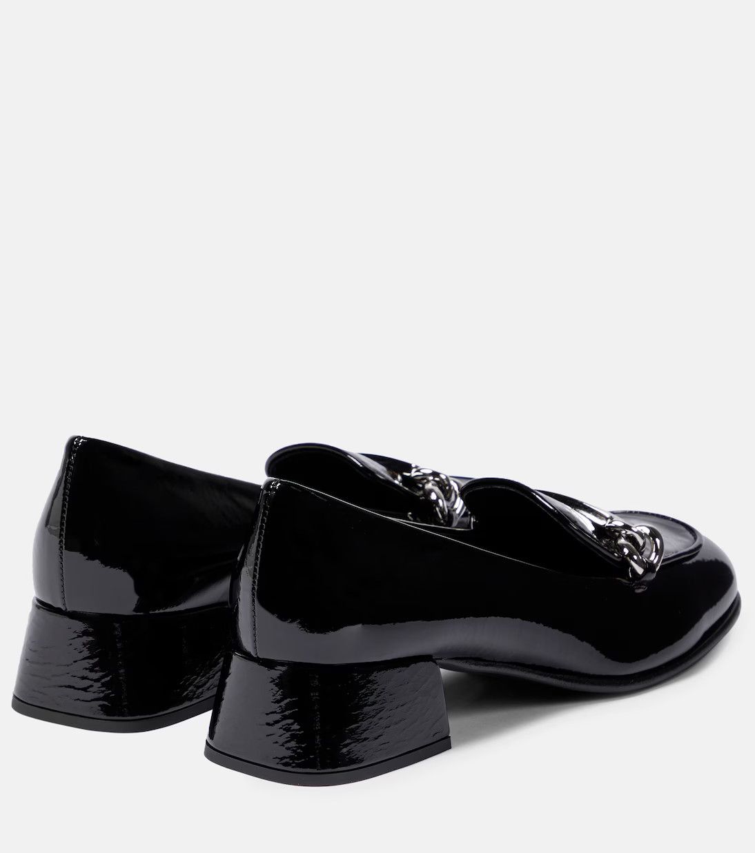 Miu Miu o1la1rc1a0724 Loafer in Black Size US 7 / IT 37 - 2 Thumbnail