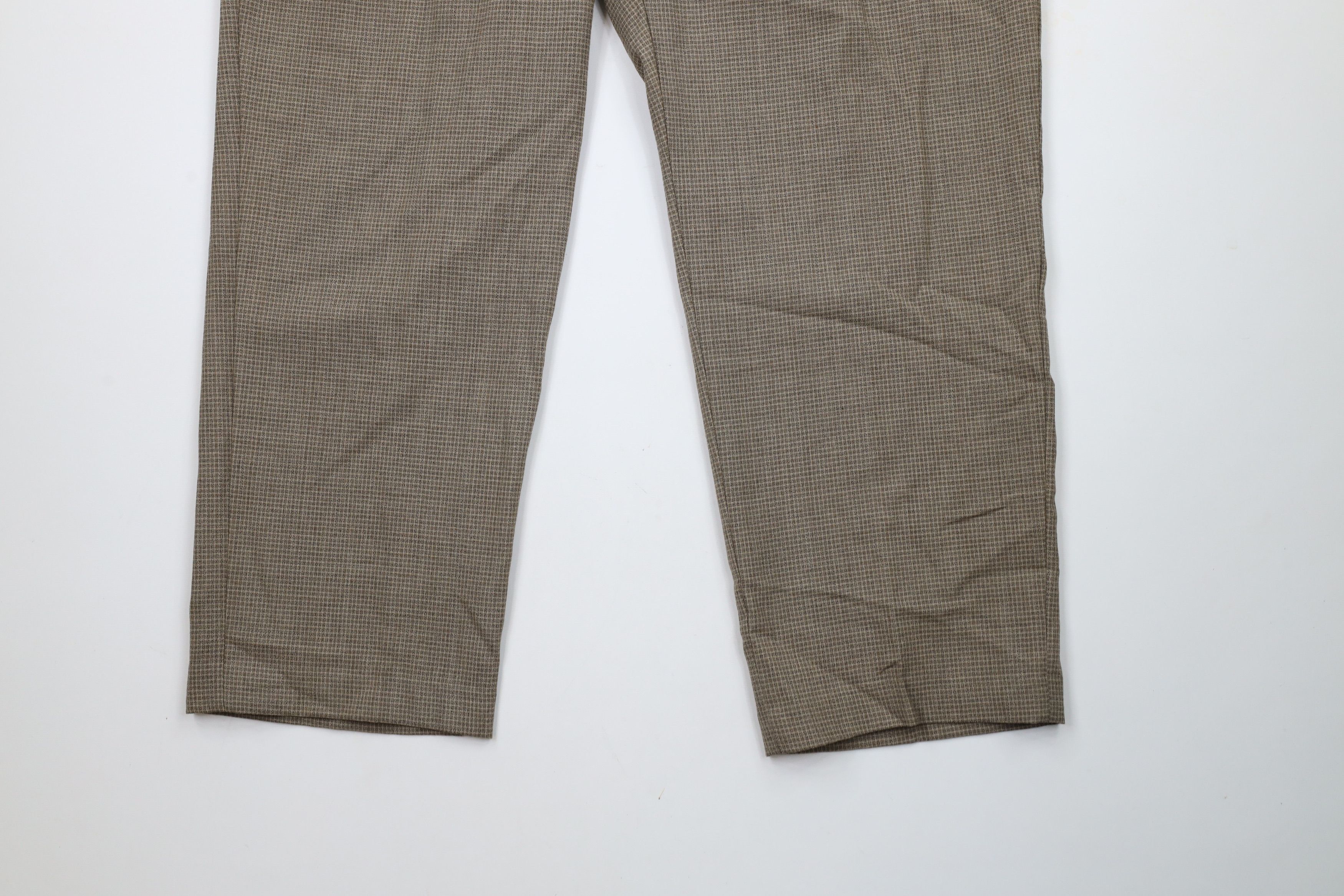 Vintage Vintage 90s Streetwear Pleated Wide Leg Chino Pants Beige Size US 40 / EU 56 - 4 Thumbnail