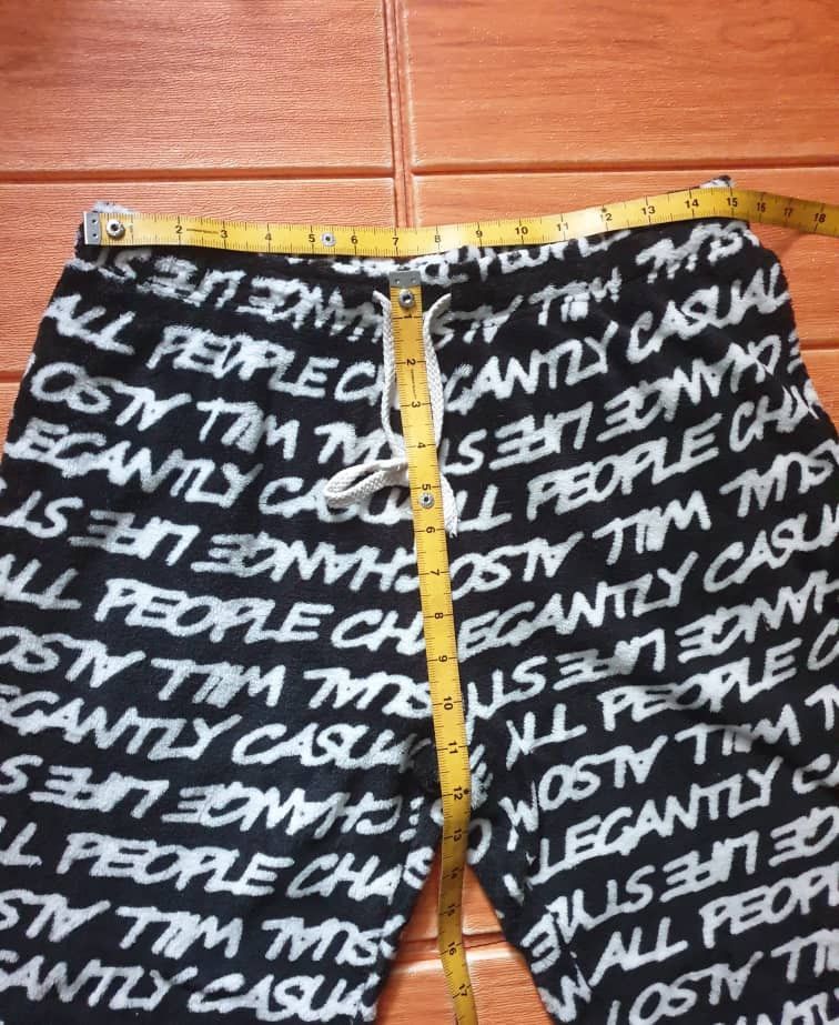 Japanese Brand Unbranded monogram script Sweatpants Size US 30 / EU 46 - 7 Thumbnail