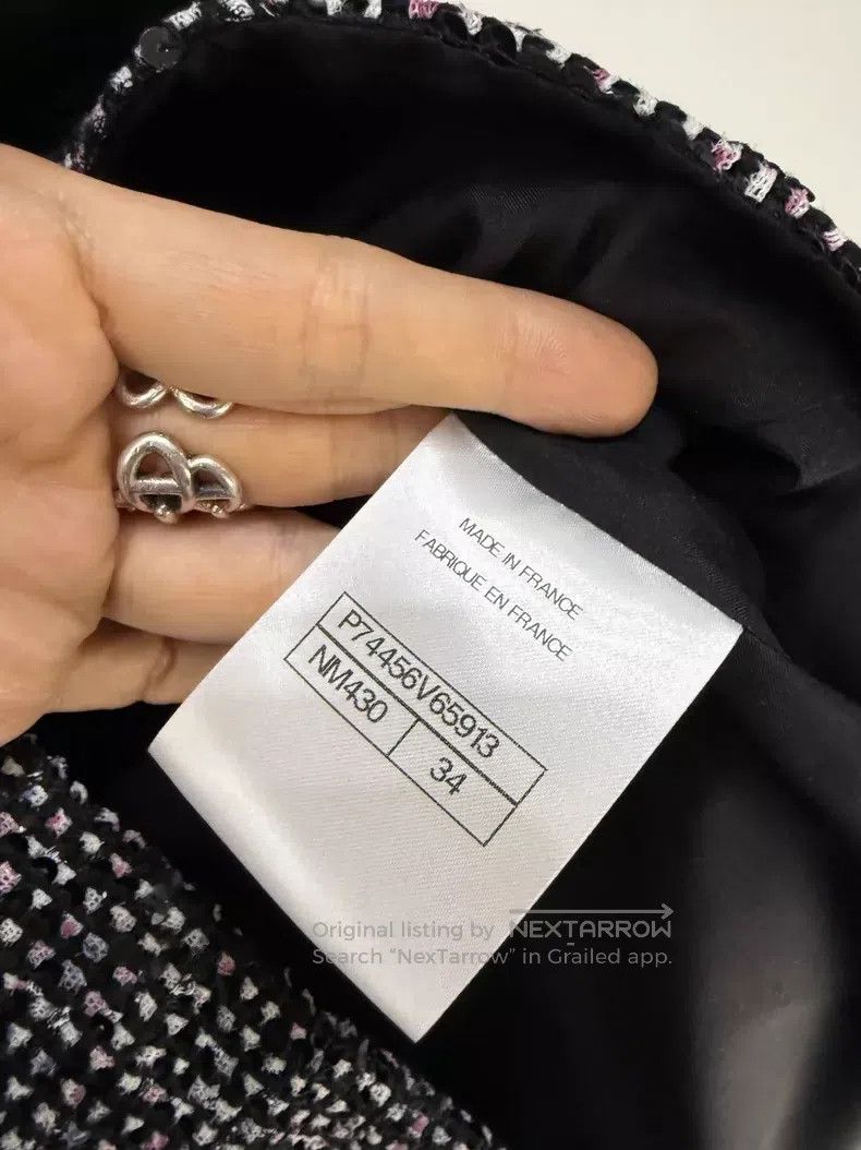 Chanel Chanel 23P sequined tweed knitted skirt Size 42" / US 20 - 5 Thumbnail