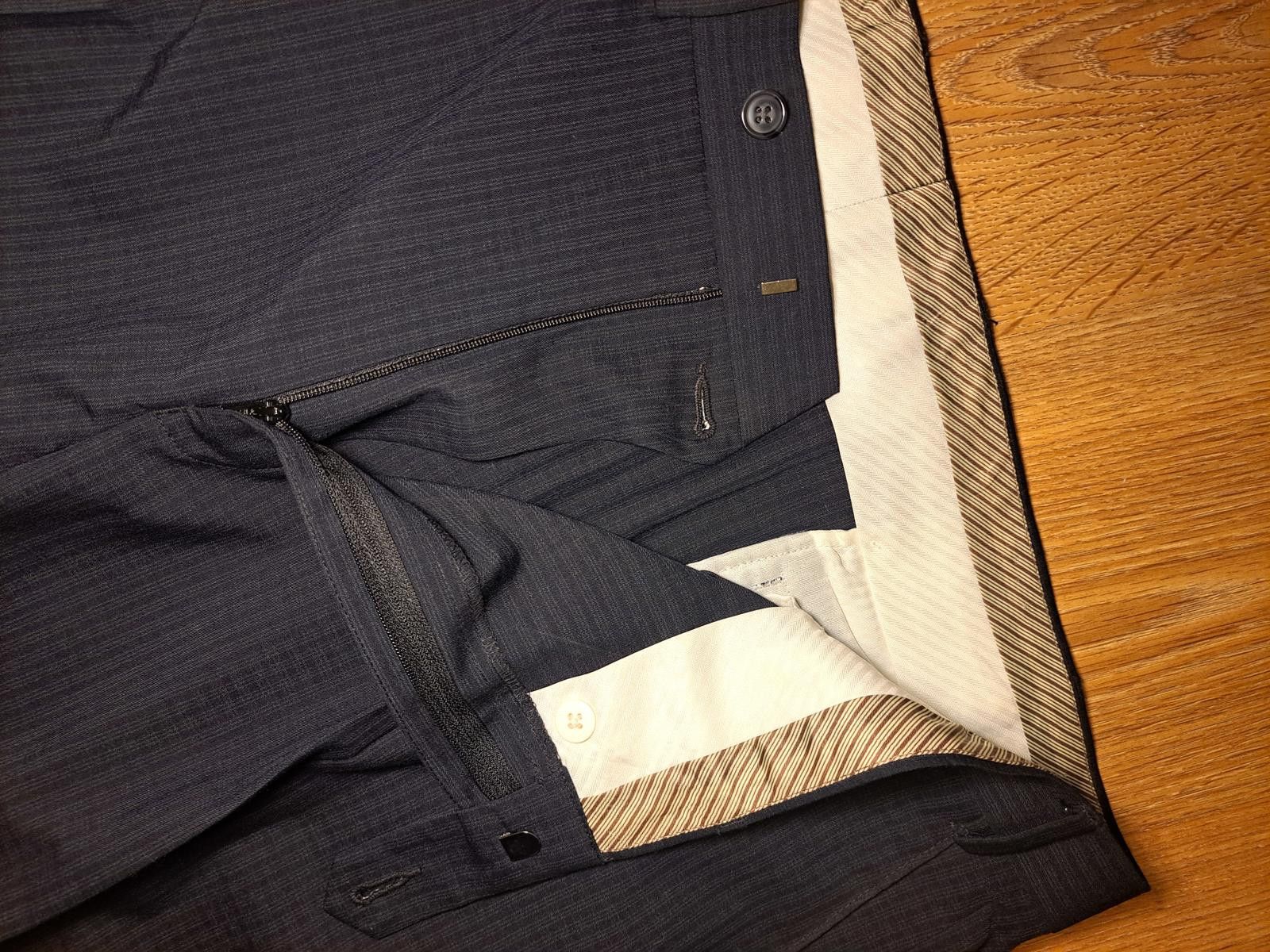 Polo Ralph Lauren Ralph Lauren Dress Pants Mens 42x30 Black Plaid Pleated Size 50R - 6 Thumbnail