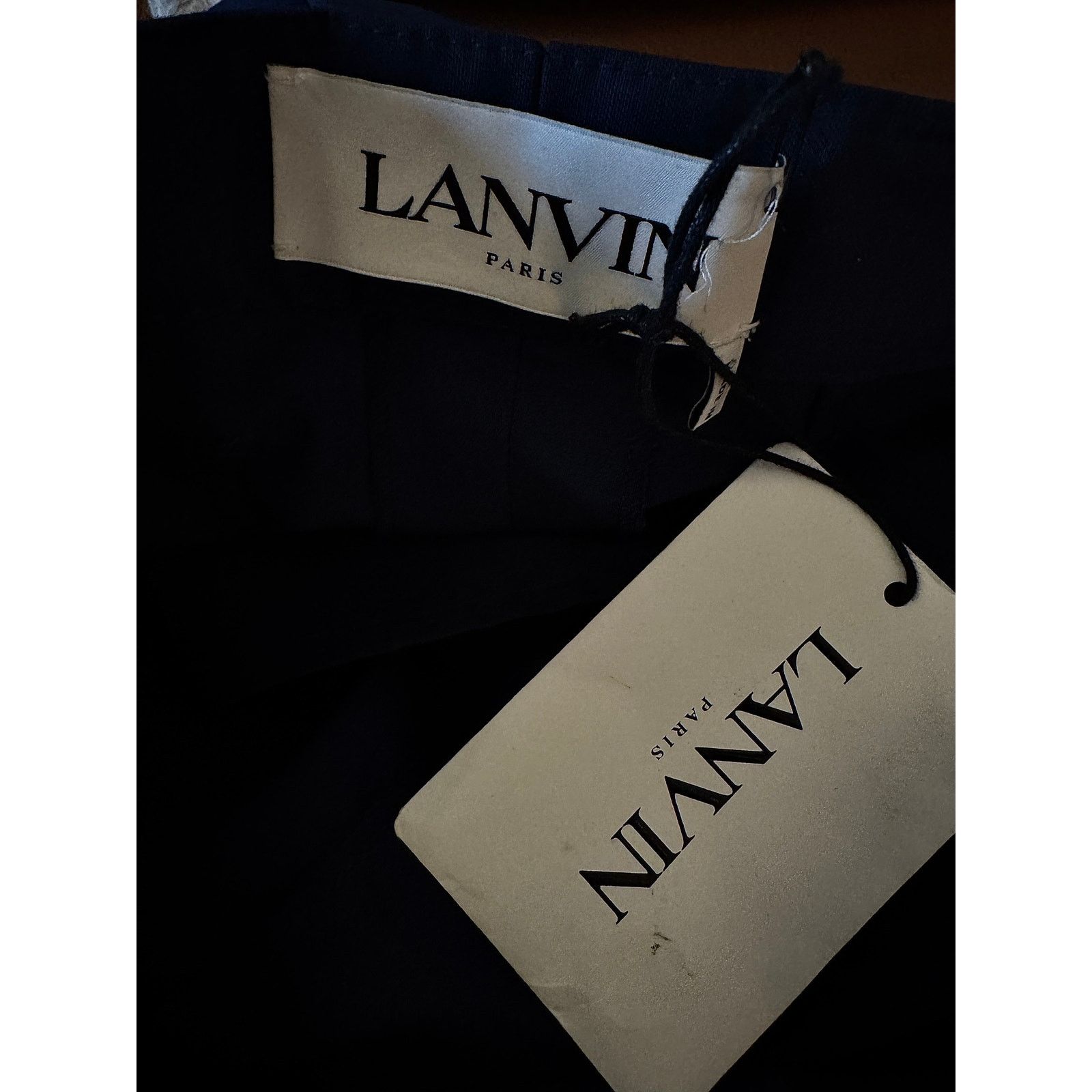 Lanvin Lanvin NWT Button Hem Navy Blue Pants Size US 32 / EU 48 - 6 Thumbnail