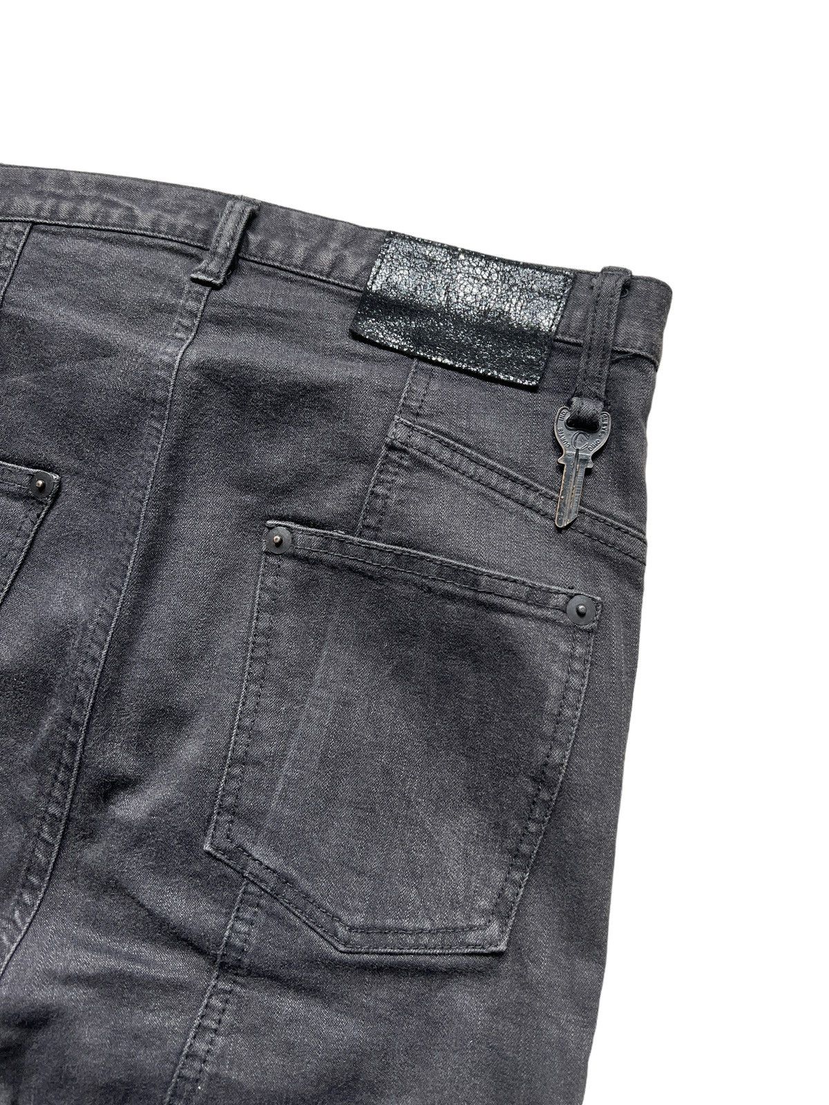 Japanese Brand Moonage Devilment 🇯🇵 Drop Crotch Skinny Jeans Size US 30 / EU 46 - 7 Thumbnail