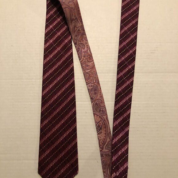 John Varvatos John varvatos men's reversible silk tie 3 1/4" X 56 1/2" Size ONE SIZE - 2 Thumbnail