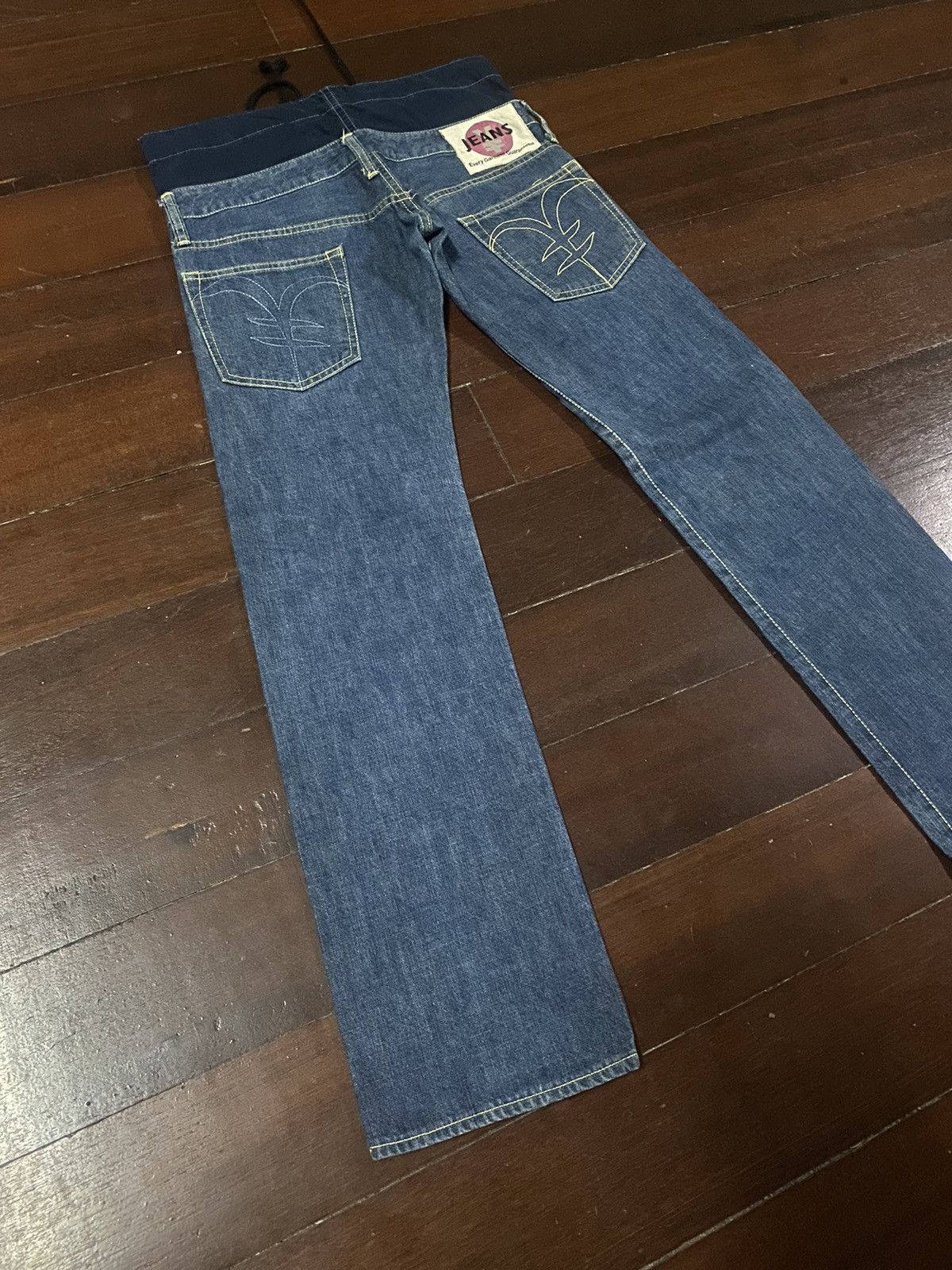Evisu × Japanese Brand × Le Grande Bleu (L.G.B.) vintage yen japanese brand double waist denim nice design B1 Size US 33 - 11 Thumbnail