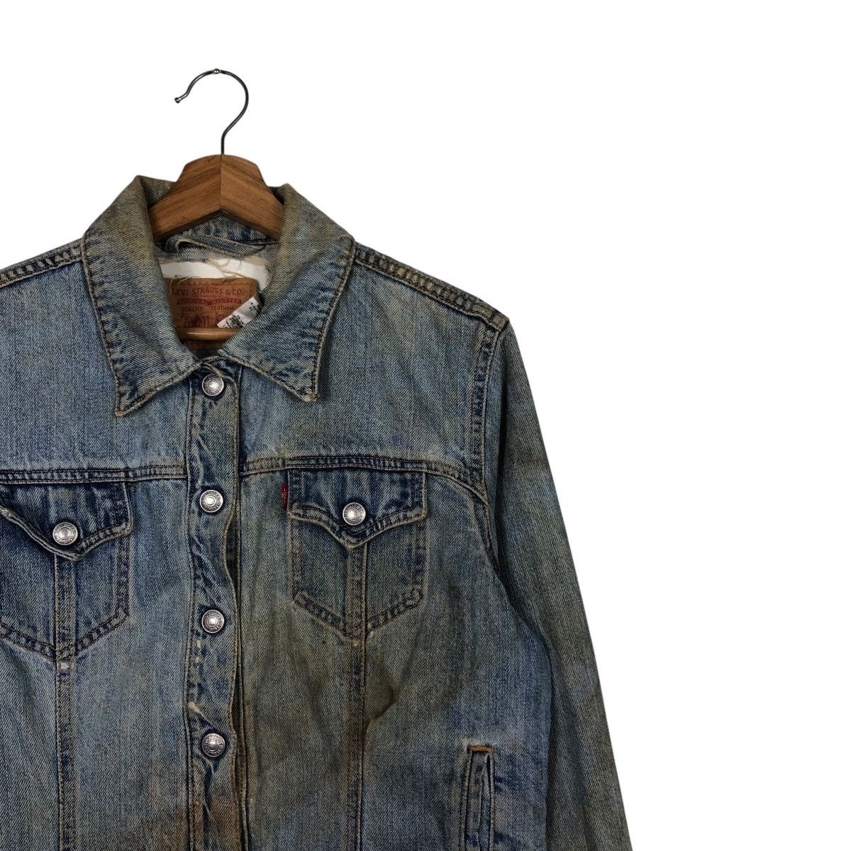 Levi's 📌Vintage Trucker Denim Jeans Rusty Design Levi's Size US L / EU 52-54 / 3 - 7 Thumbnail