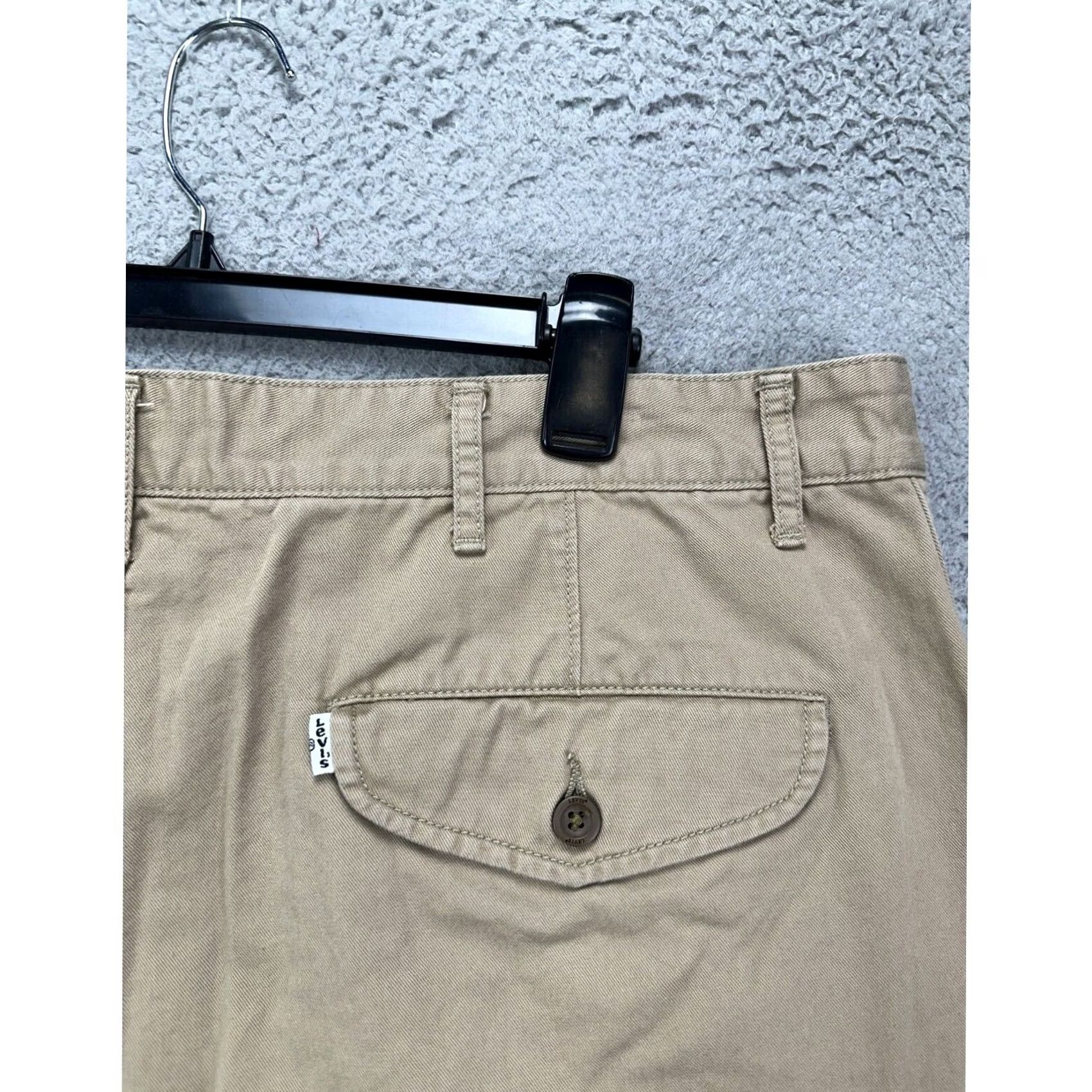 Levi's Levi's Cargo Shorts Men 38 Tan 100% Cotton Flat Front Pockets Outdoor Size US 38 / EU 54 - 5 Thumbnail