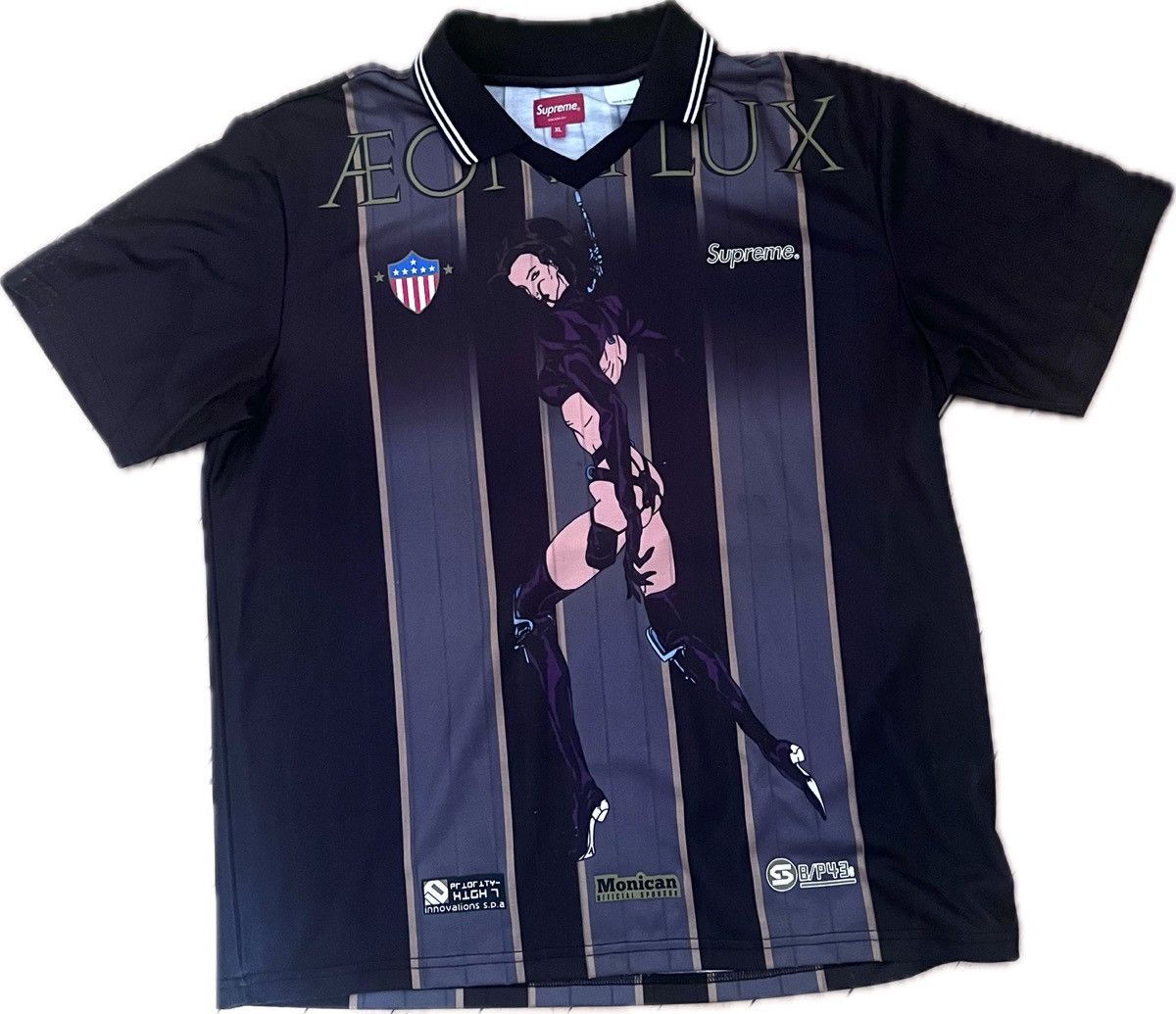 Japanese Brand × Supreme Supreme Aeon Flux Soccer Jersey 2022  