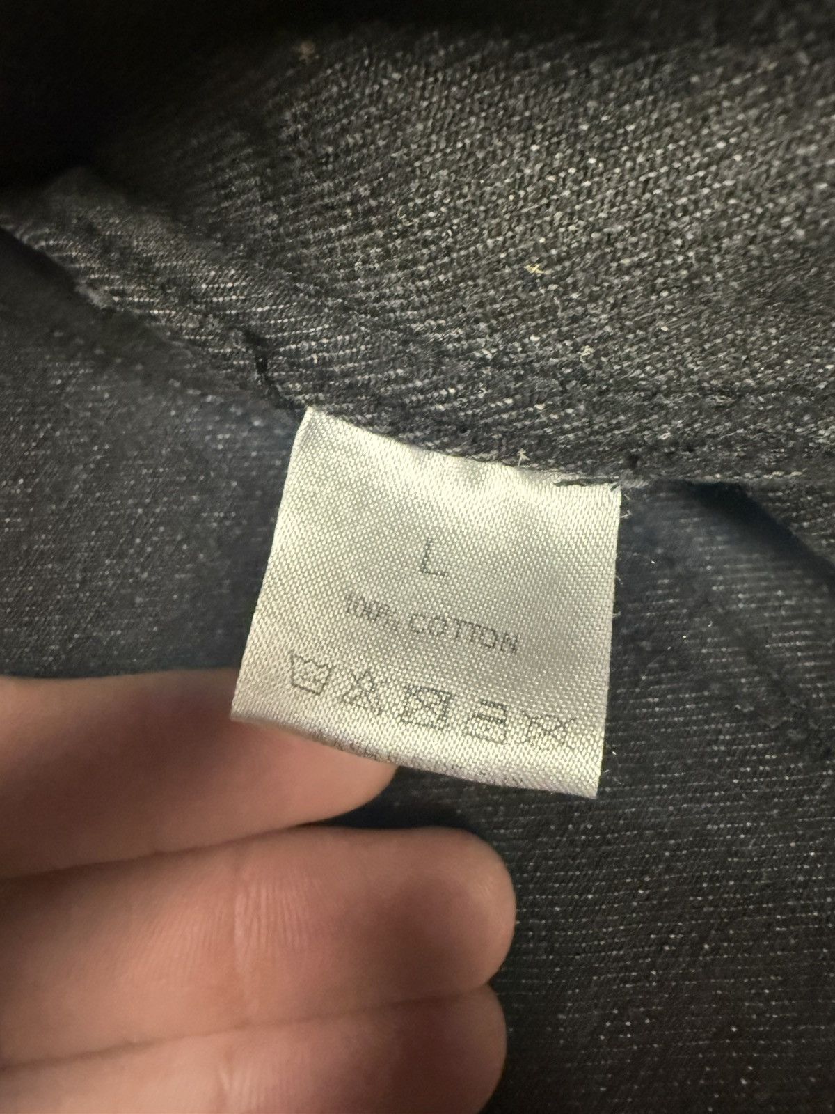 Vale Vale 1 of 1 sample denim jacket sz large Size US L / EU 52-54 / 3 - 4 Thumbnail