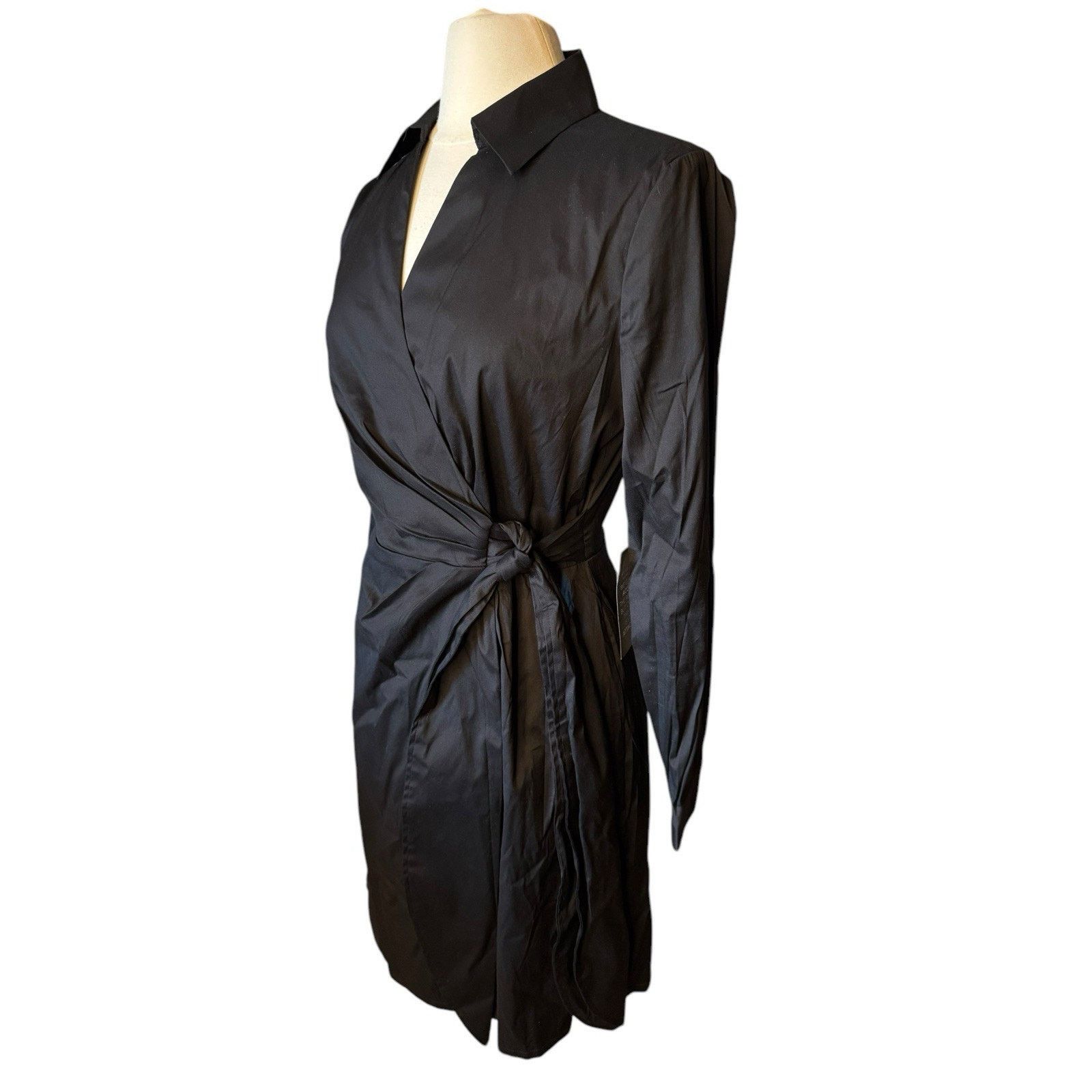 White House Black Market WHBM White House Black Market NEW Surplice Wrap Dress Size M / US 6-8 / IT 42-44 - 2 Thumbnail