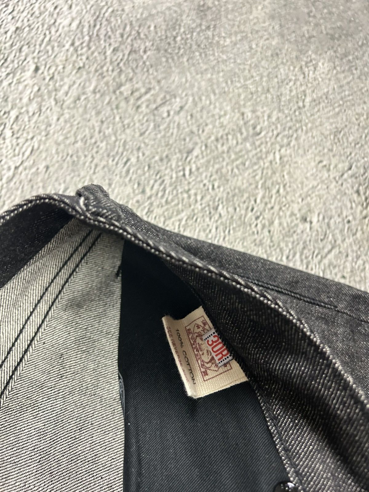 Evisu Evisu jorts black gray shorts raw denim leather seagulls Size US 30 / EU 46 - 7 Thumbnail